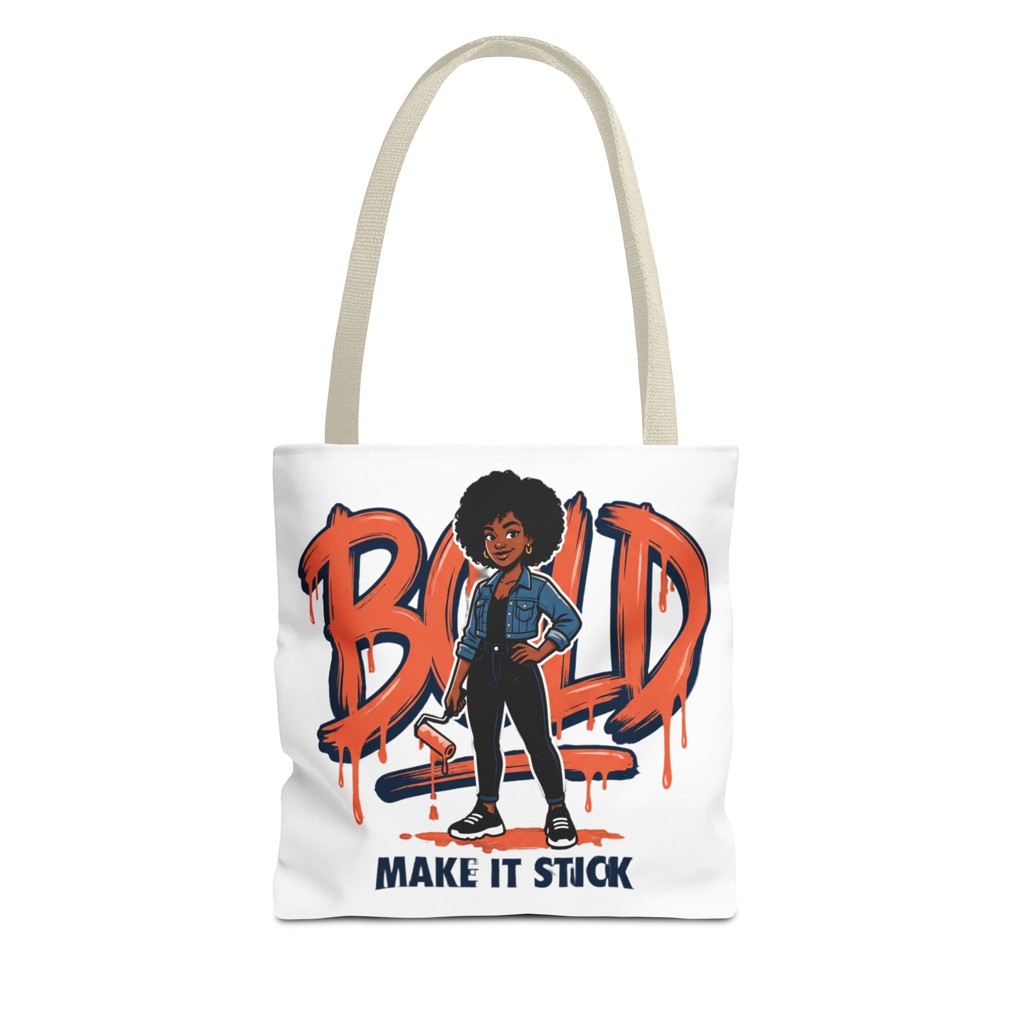 Bold Make It Stick Tote Bag