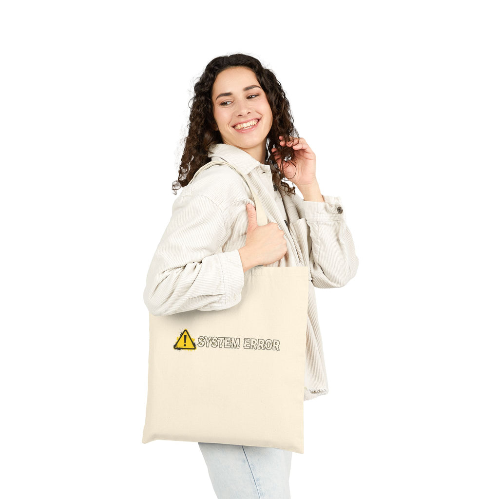 System Error Canvas Tote