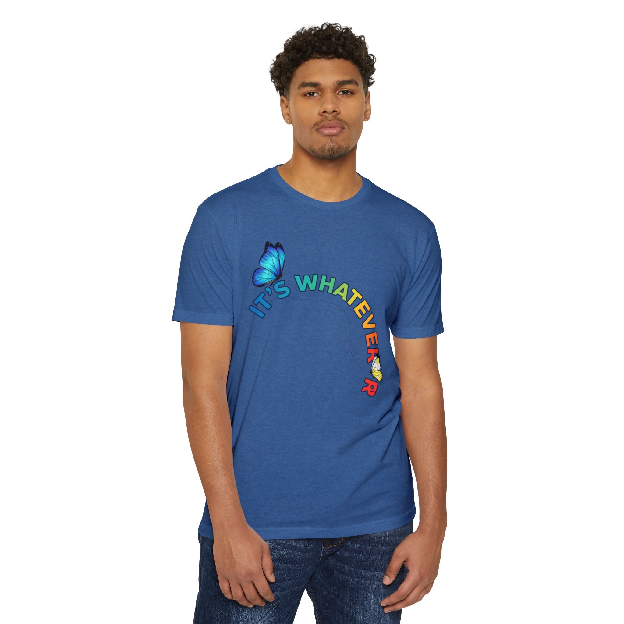 It's Whatever Colorful Butterfly Tee