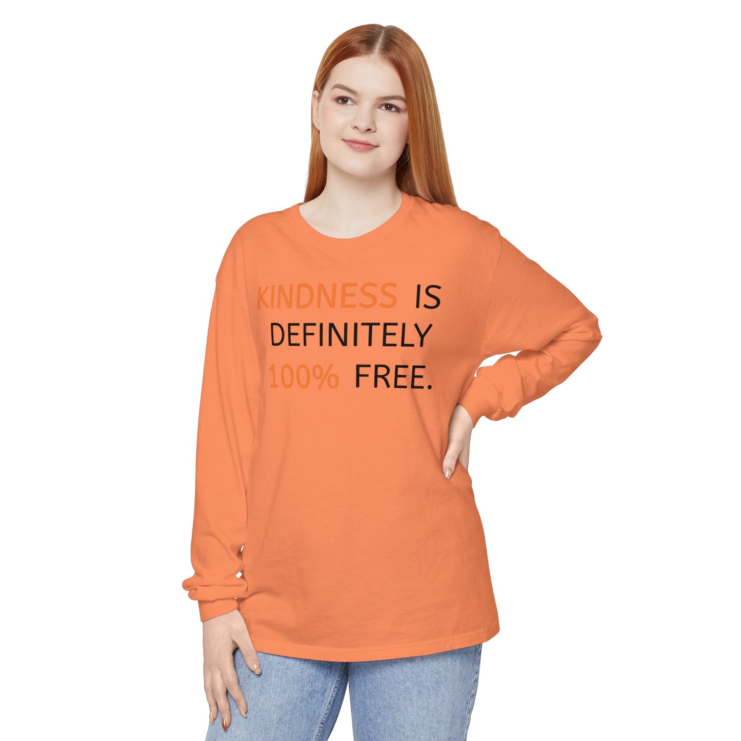 Unisex Garment-dyed Long Sleeve T-Shirt