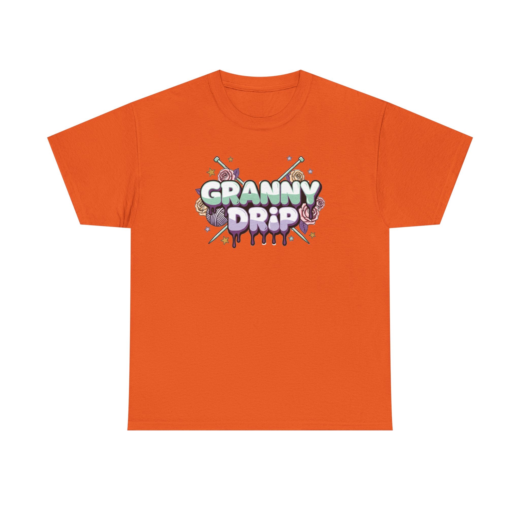 Granny Drip Graphic Tee — Retro Candy Pop Logo T-Shirt