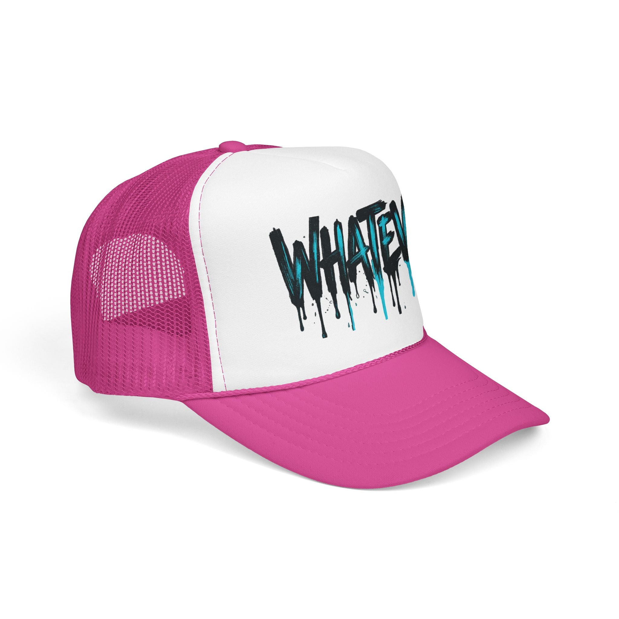 WHATEVER Drip Trucker Hat