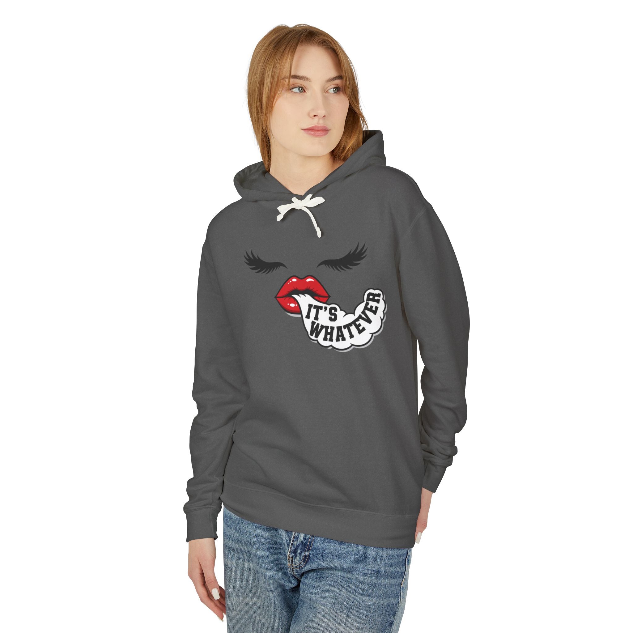 Lips Graphic Lightweight Hoodie