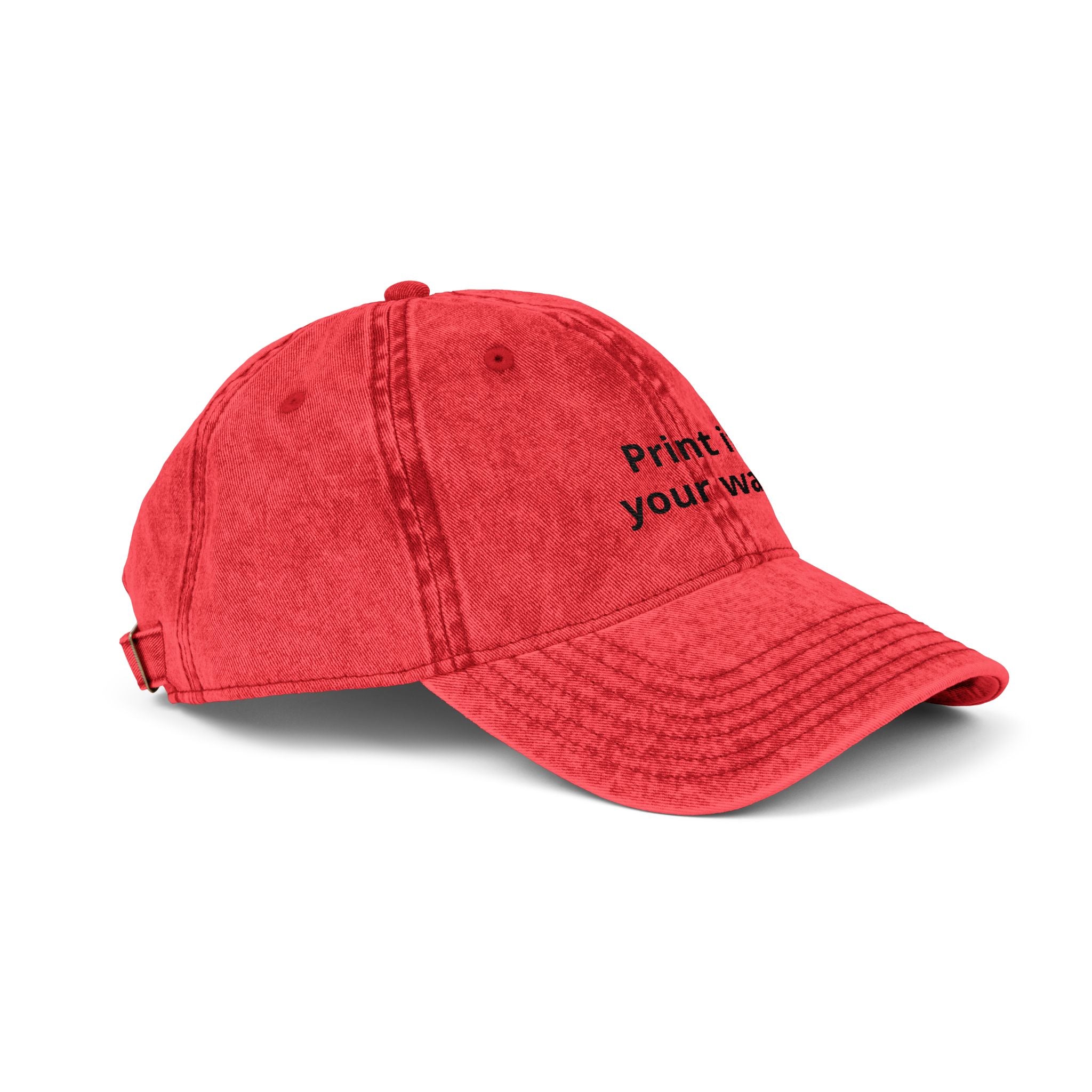 Embroidered Vintage Dad Hat