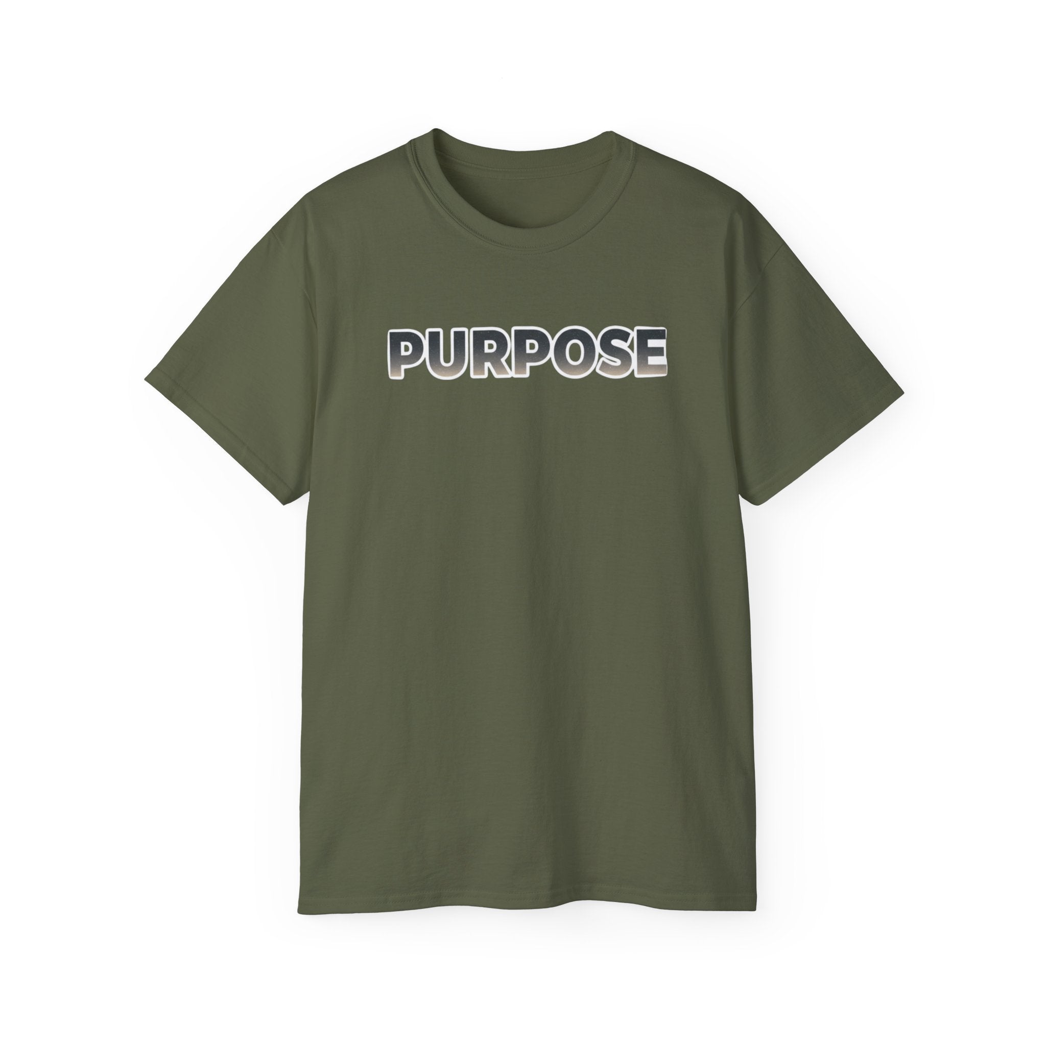 Purpose Front Synchronized Back Graphic Tee - Motivational Streetwear T-Shirt
