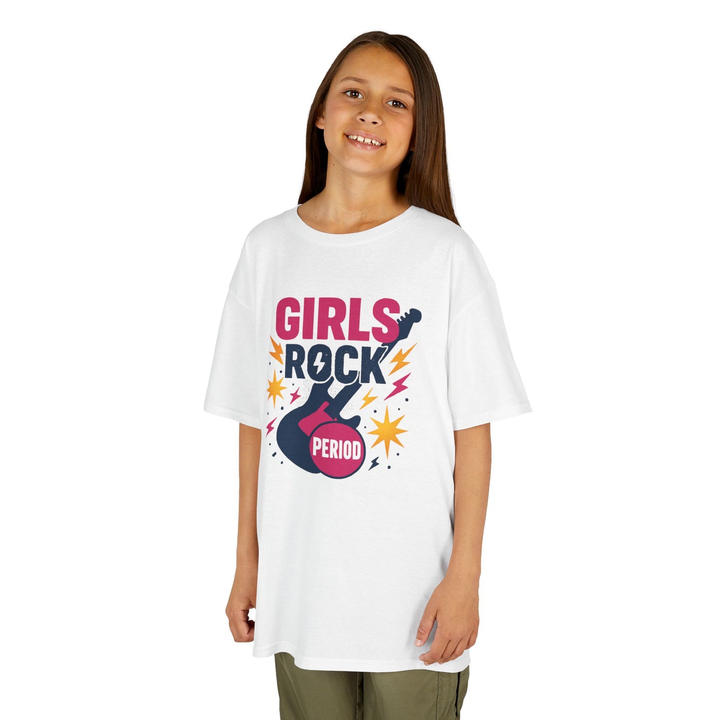 Girls Rock Period Kids Tee