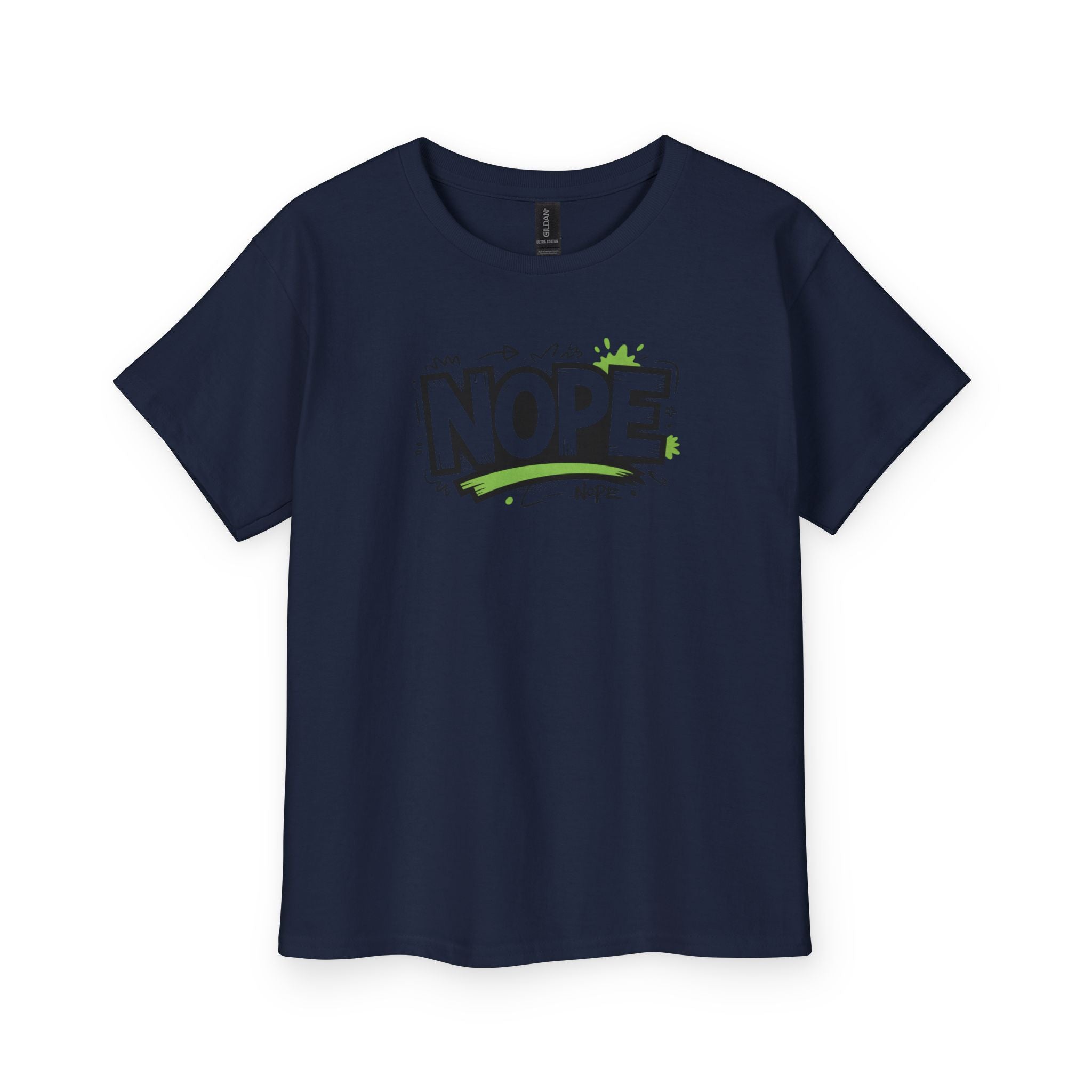 NOPE Graphic Youth Tee — Funny Kids Casual T-Shirt