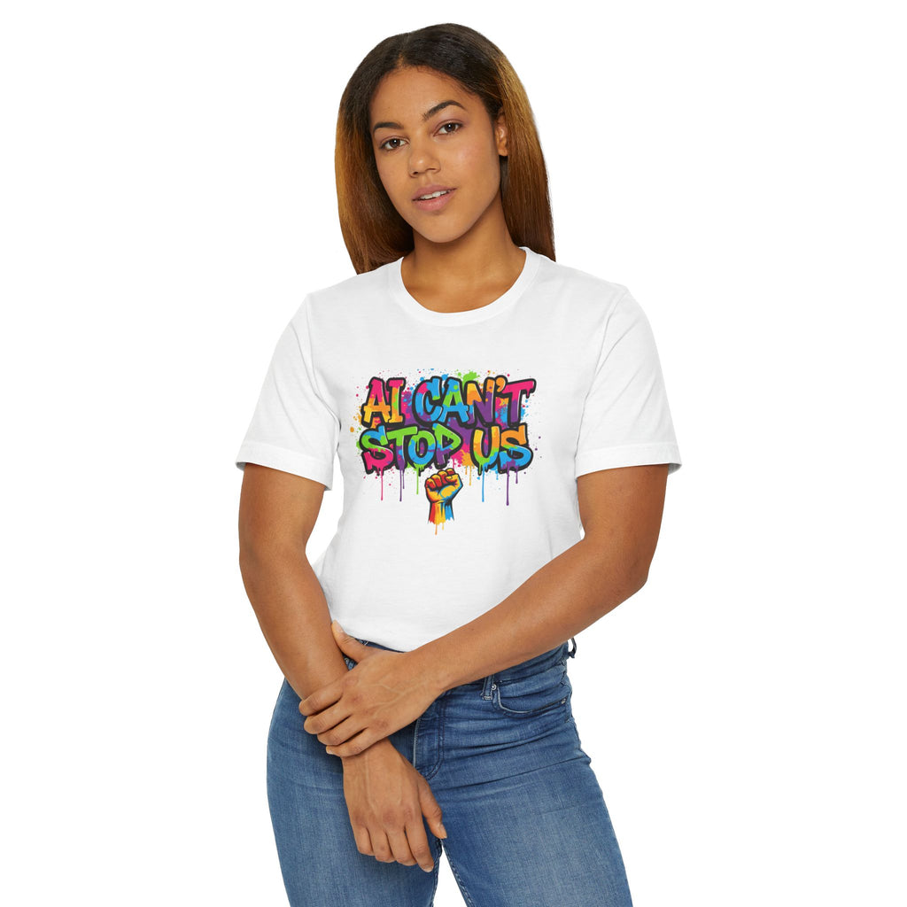 AI Can't Stop Us Graffiti Tee