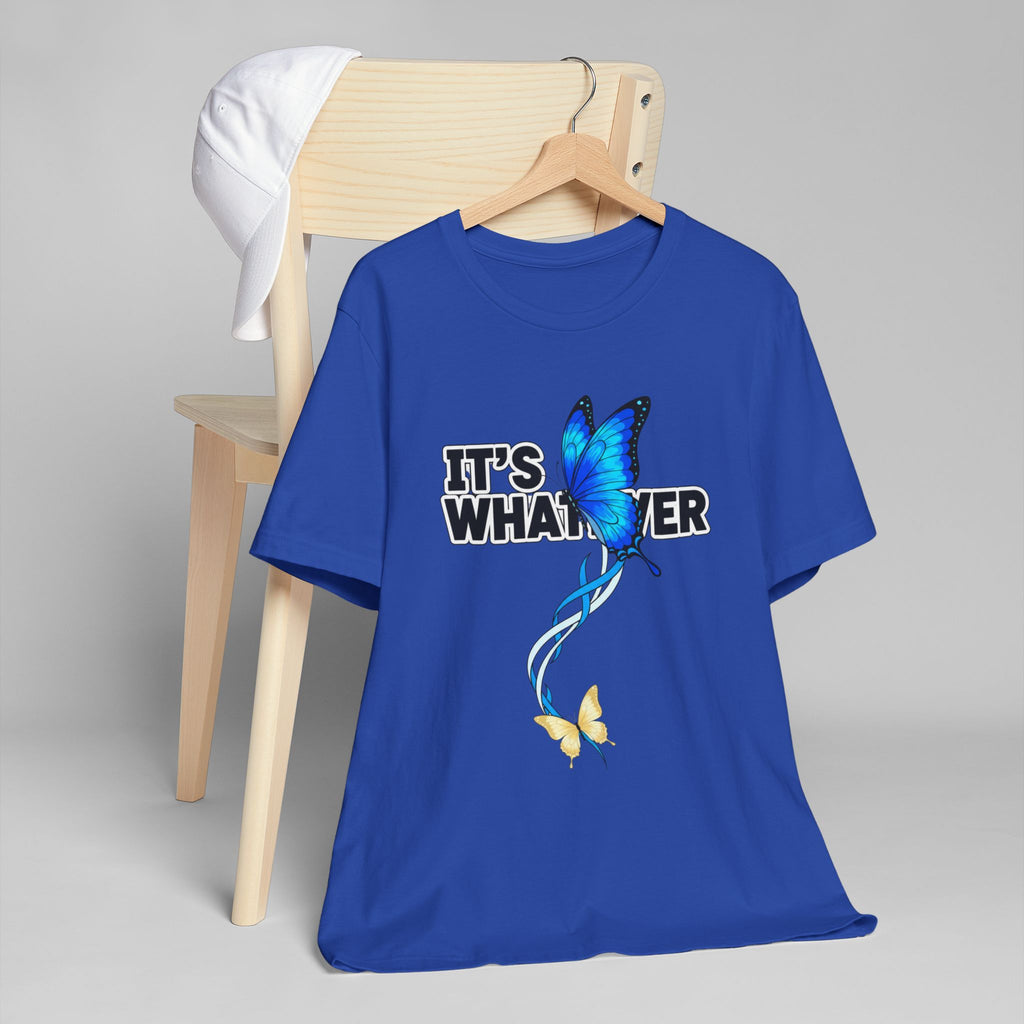 It's Whatever Blue Butterfly Tee