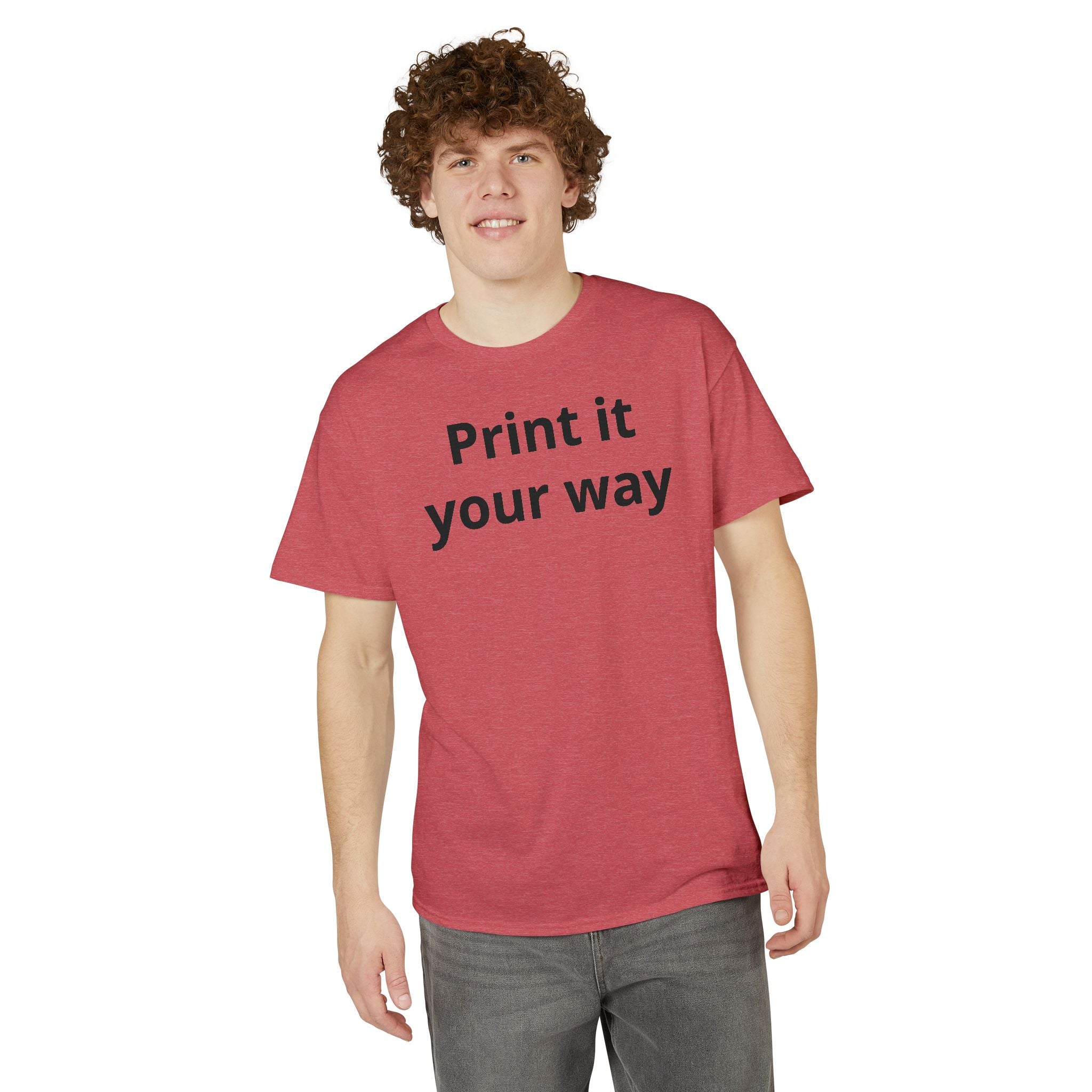 Custom Text DryBlend Tee