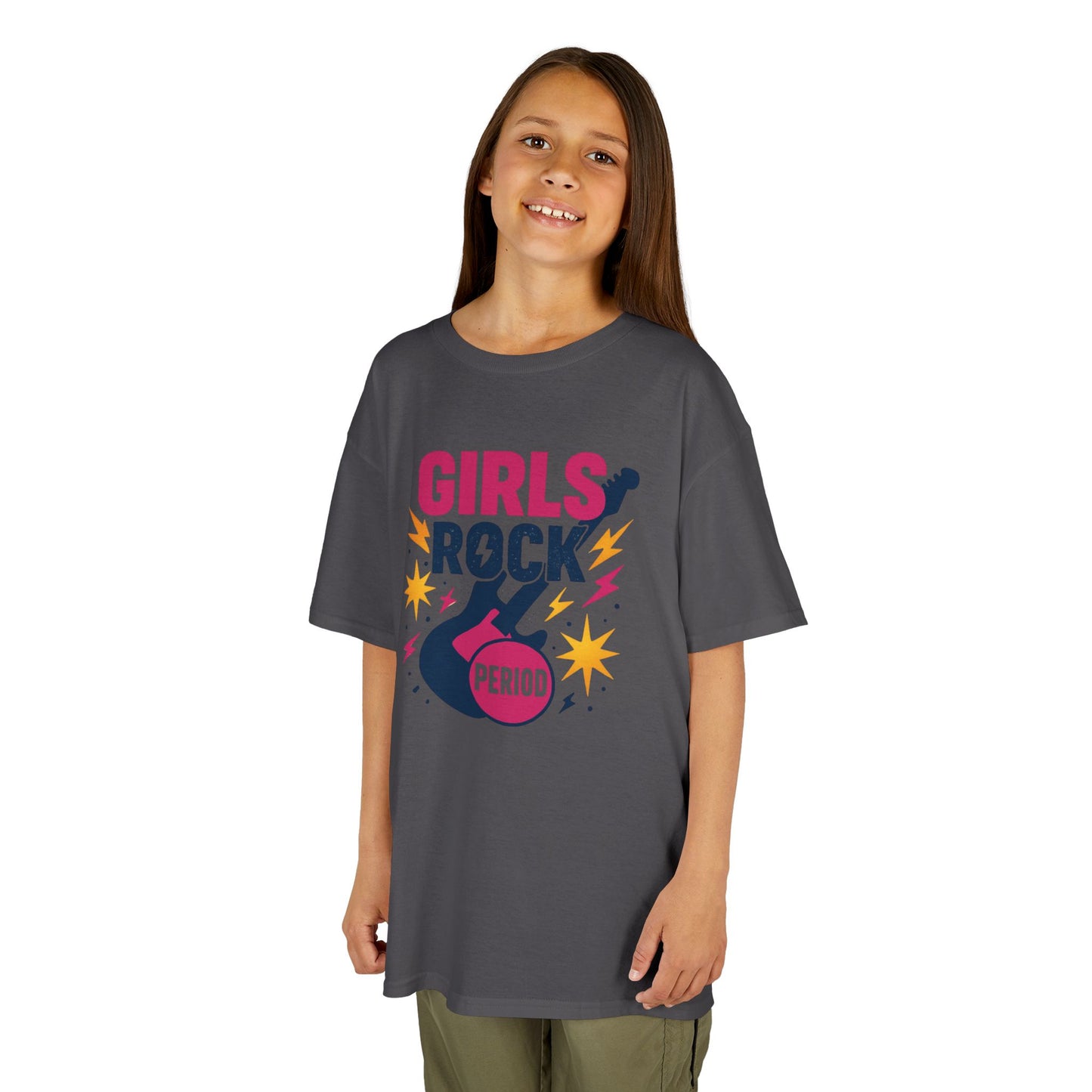 Girls Rock Period Kids Tee