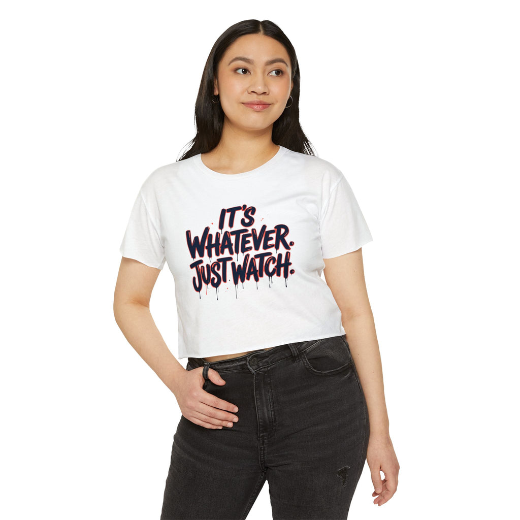 Just Watch Crop Top