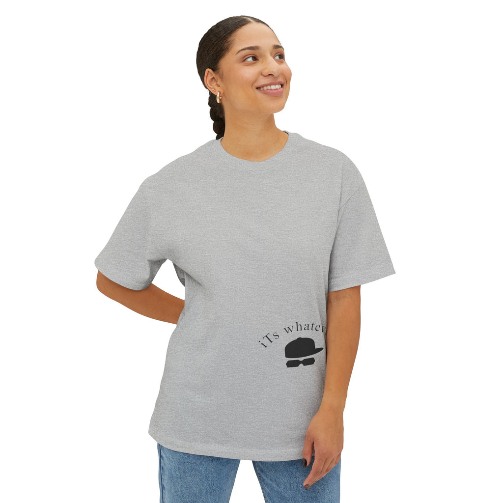 Boxy Tee — Minimal "No Path, Just Movement" Graphic