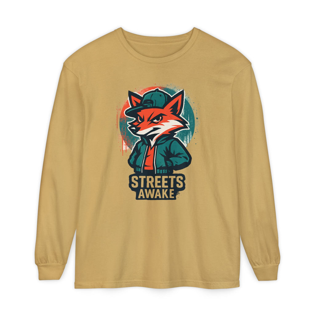 Streets Awake Fox Graphic Long Sleeve Tee