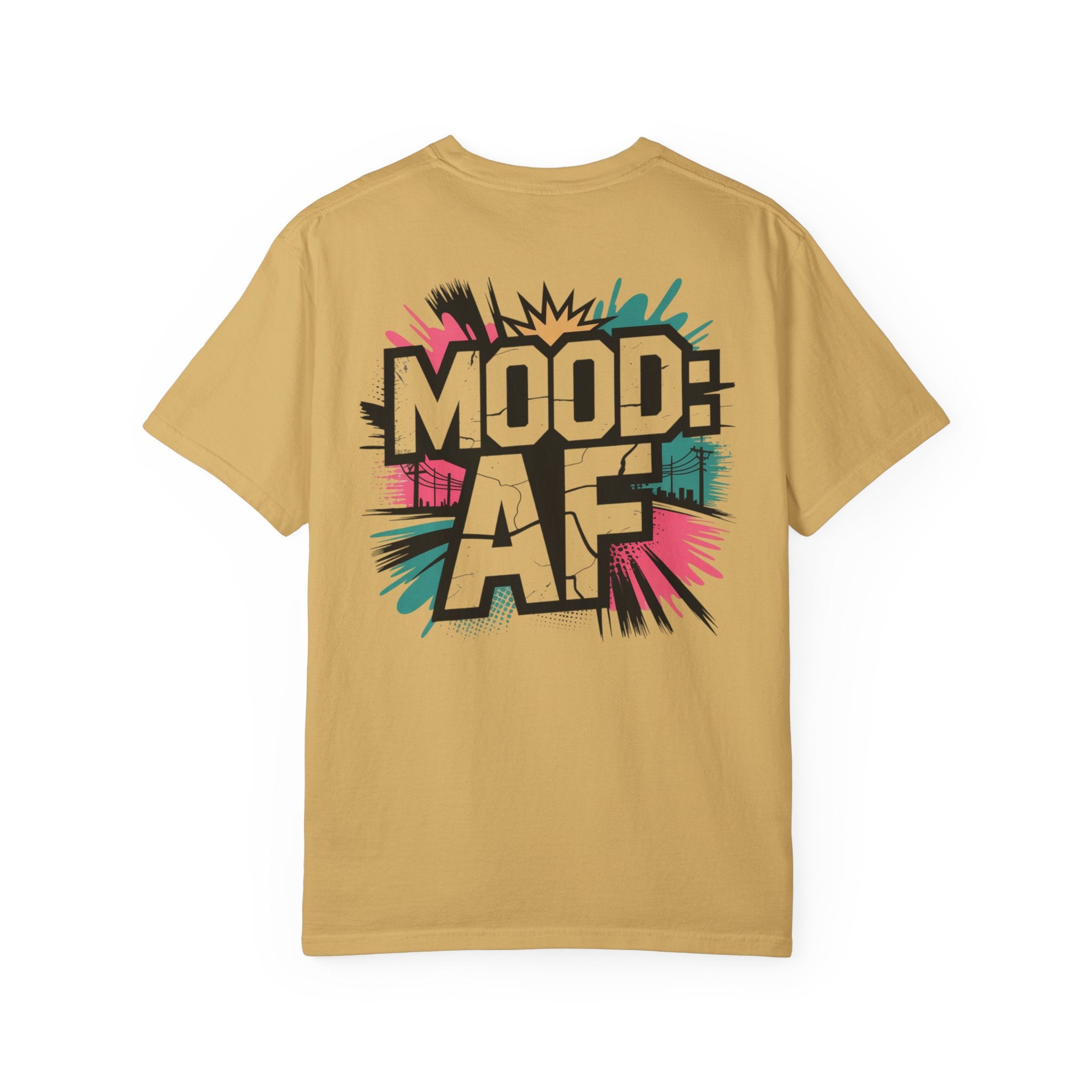 MOOD AF Graphic Tee — Bold Retro Pop-Art Unisex T-Shirt
