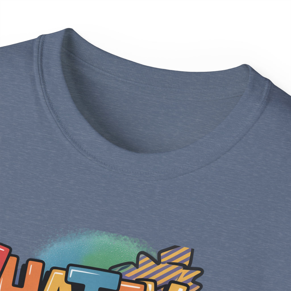 Whatever Forever Graphic Tee — Retro Rainbow Casual T‑Shirt