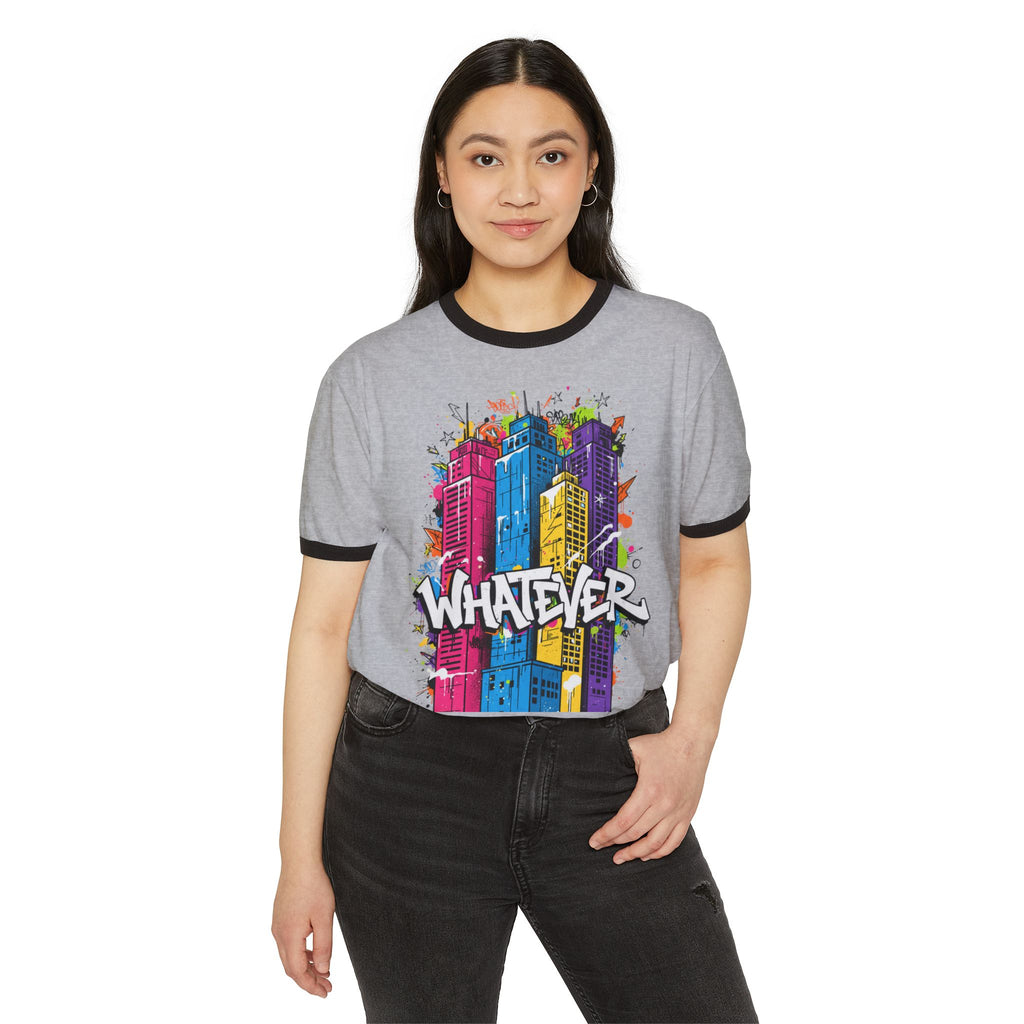 Cityscape Ringer Tee