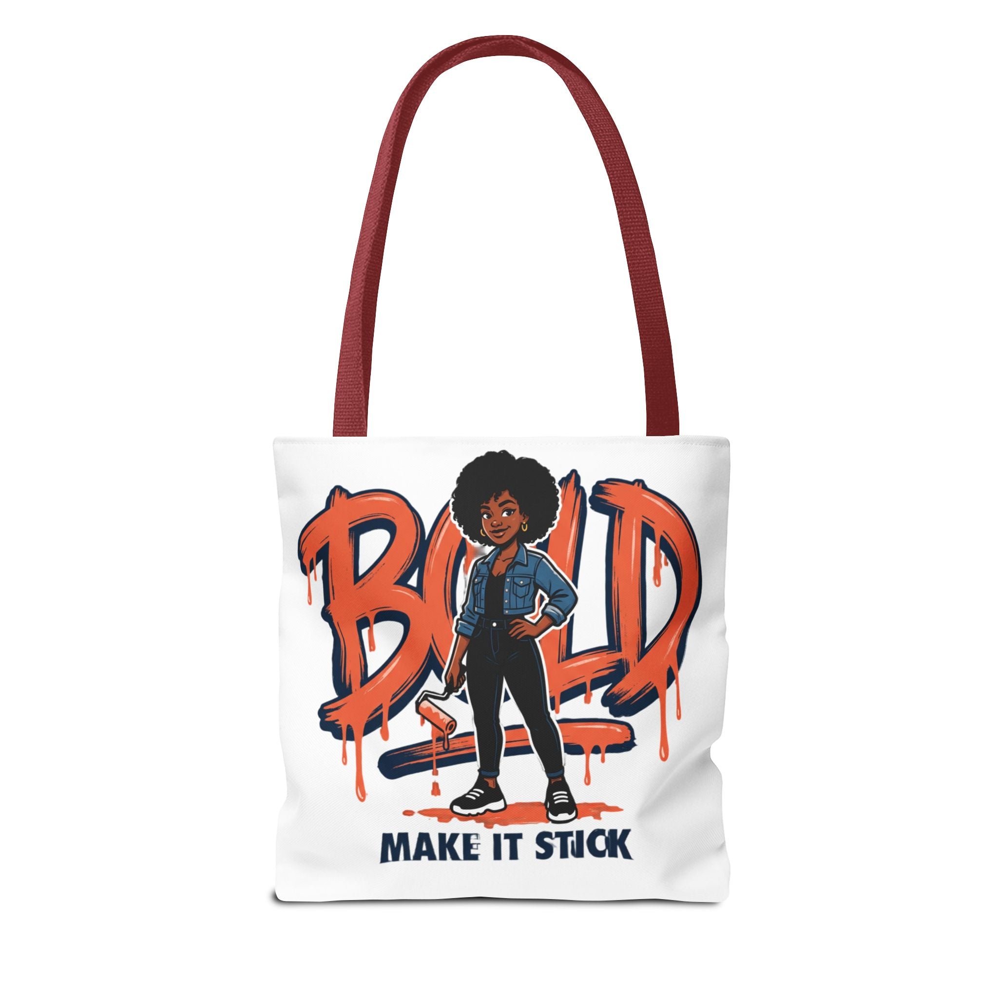 Bold Make It Stick Tote Bag