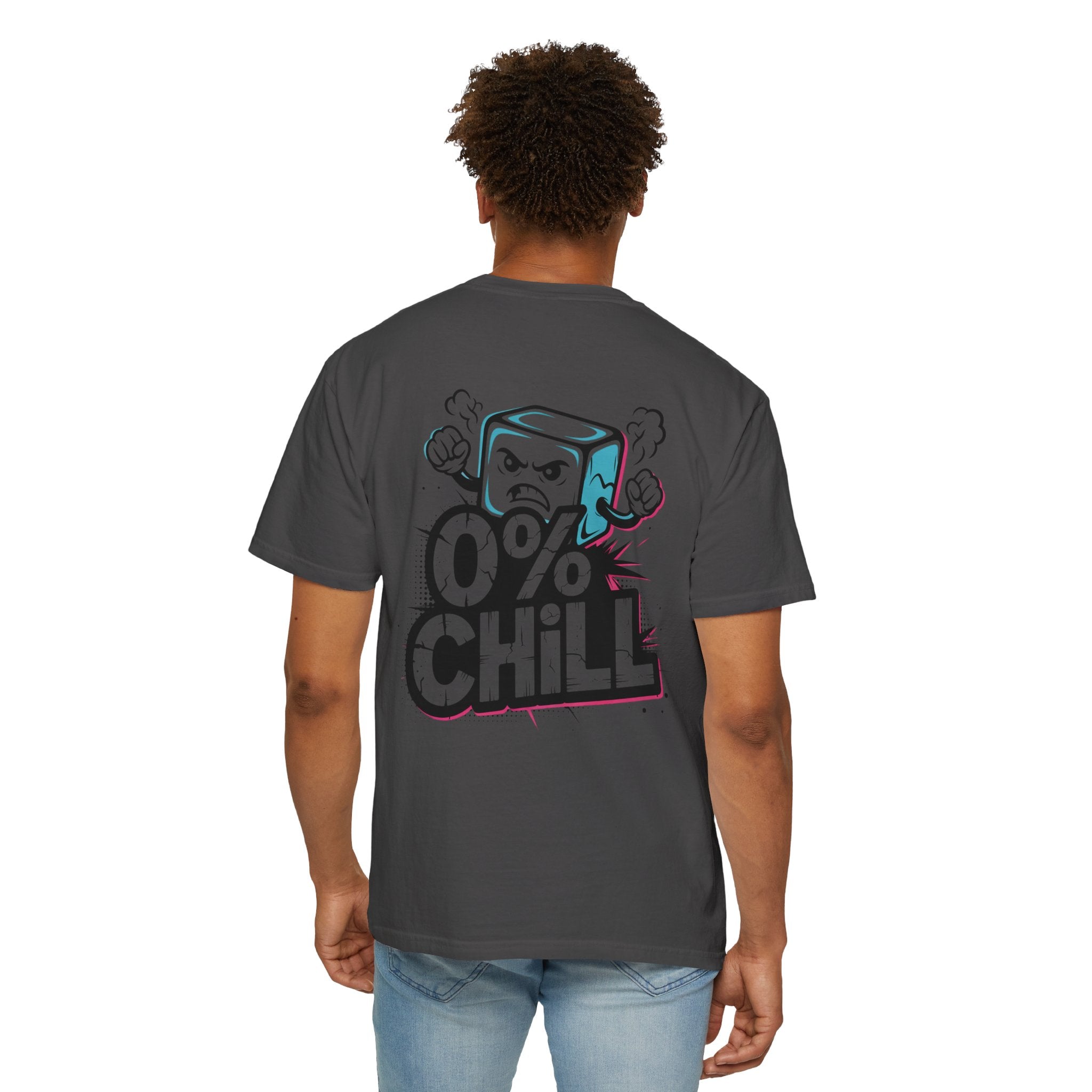 T-Shirt — '0% Chill' Angry Ice Cube Graphic Tee