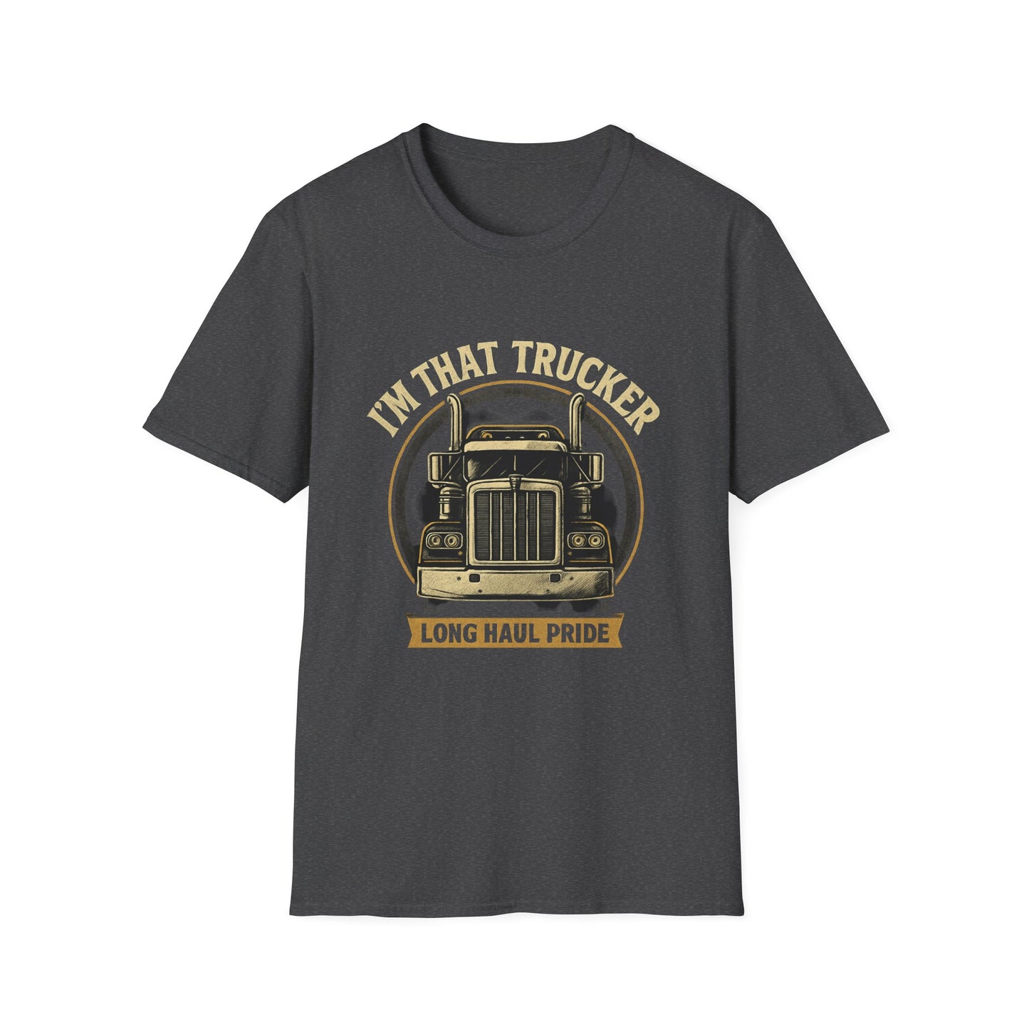 Long Haul Trucker Pride T-Shirt - Unisex Softstyle Tee