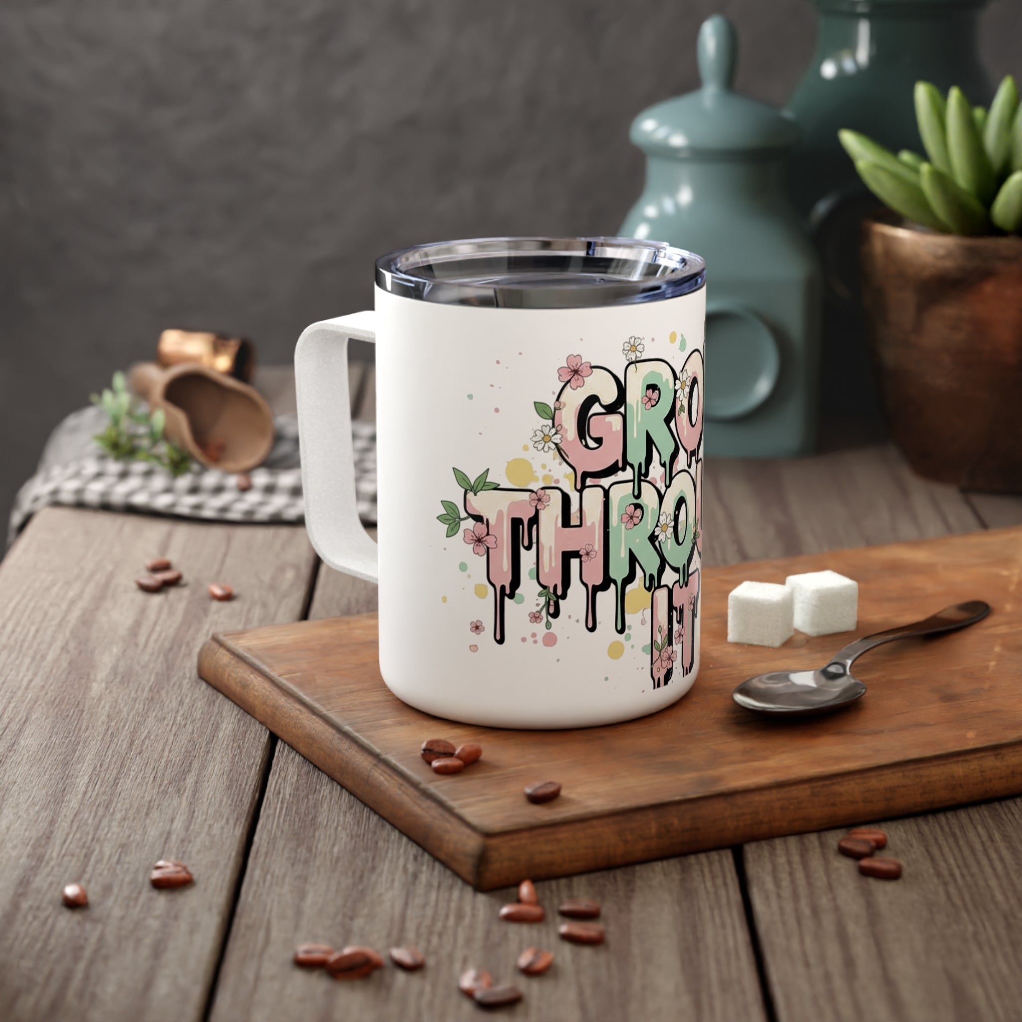 Grow Through It | 10oz Spring Drip Mug