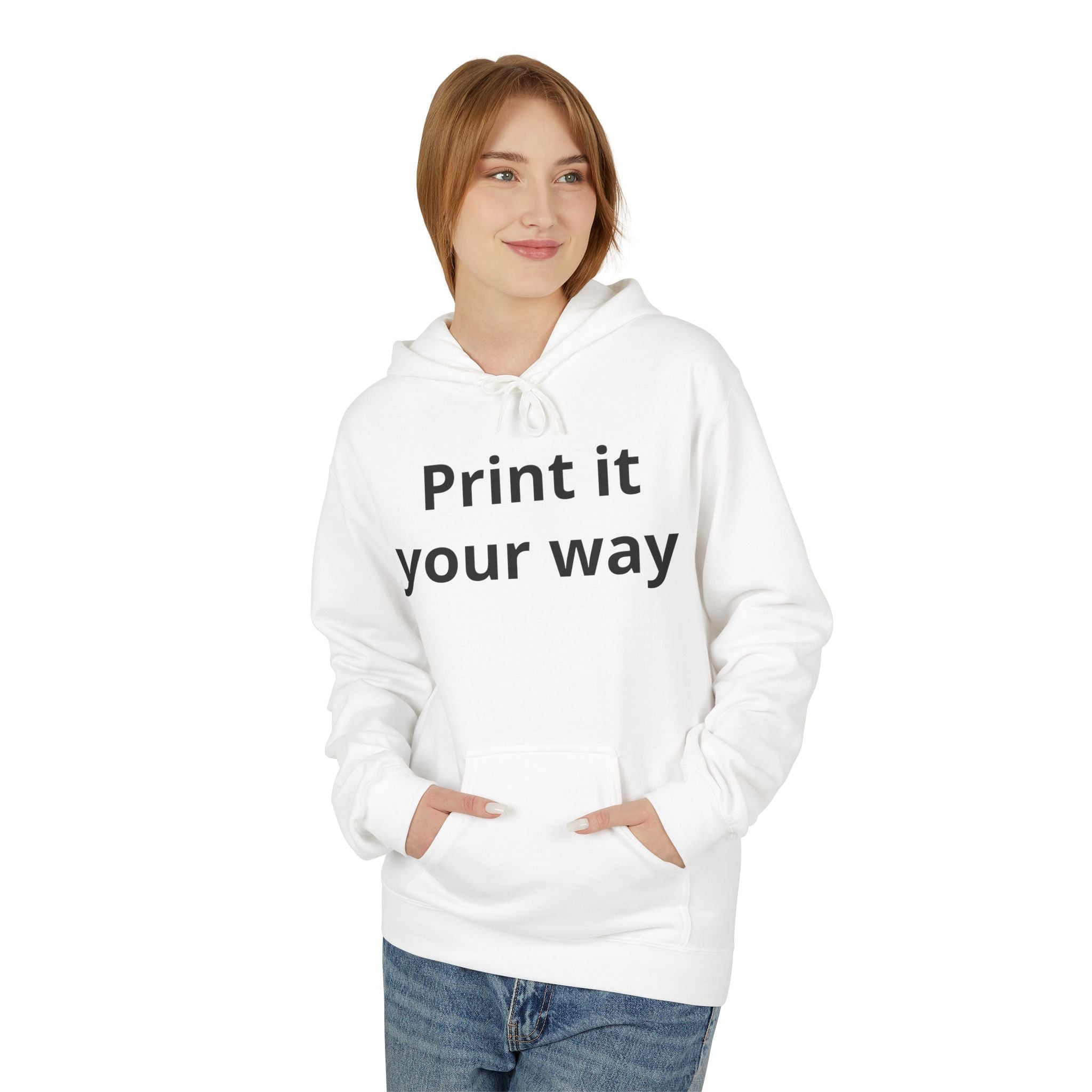 Customizable Midweight Hoodie