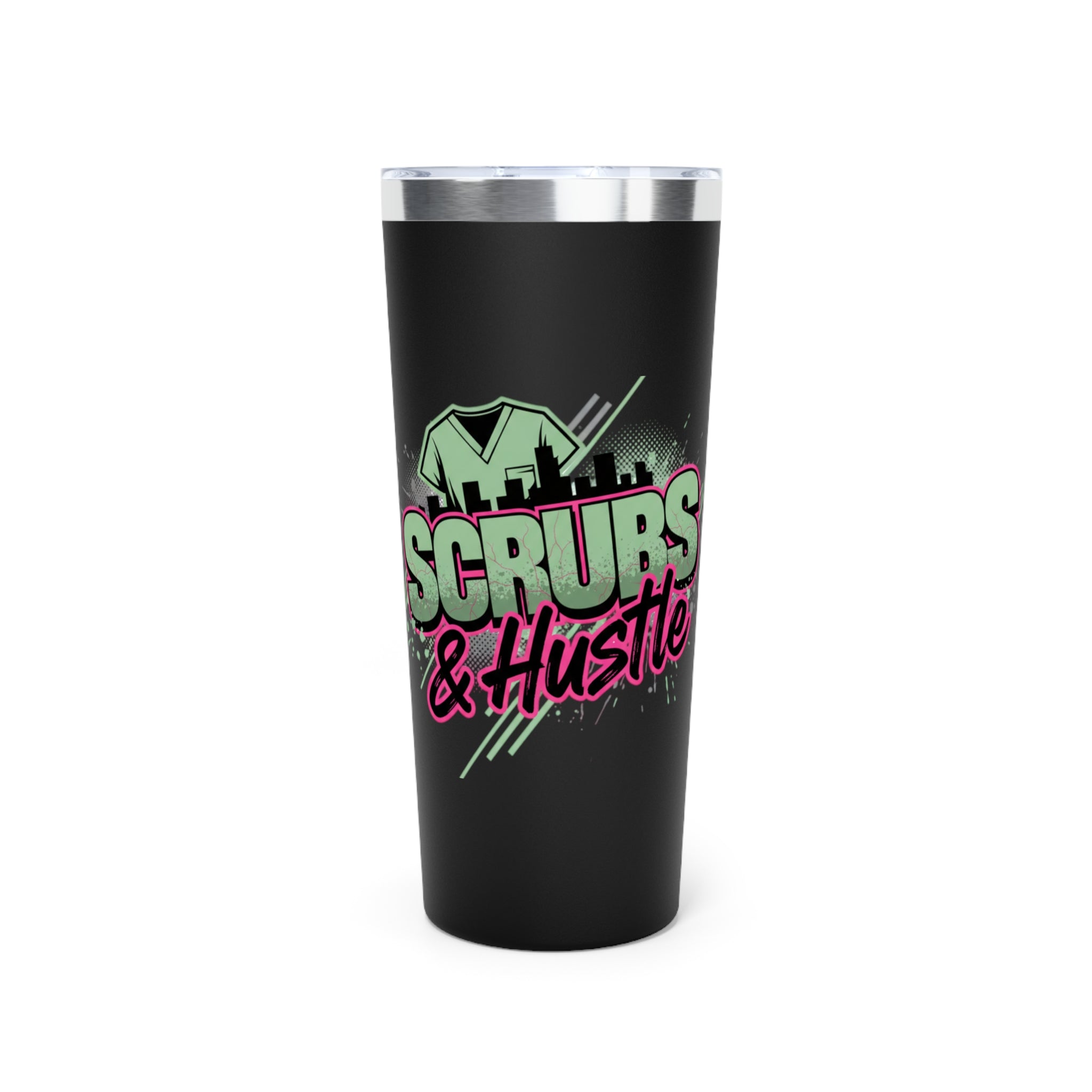 Scrubs & Hustle 22oz Insulated Tumbler – Medical Nurse Coffee Travel Mug