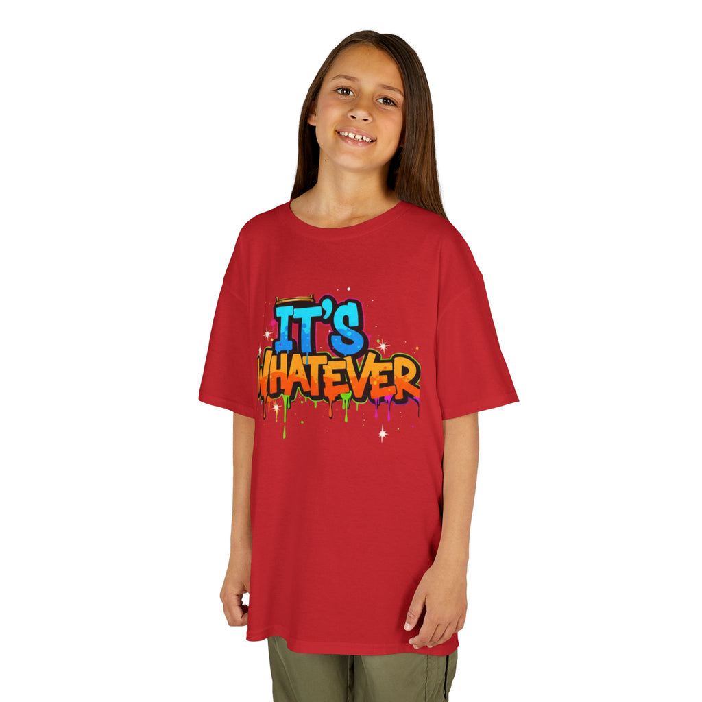 Color Drip Graffiti Kids Tee — Streetwear Graphic T-Shirt