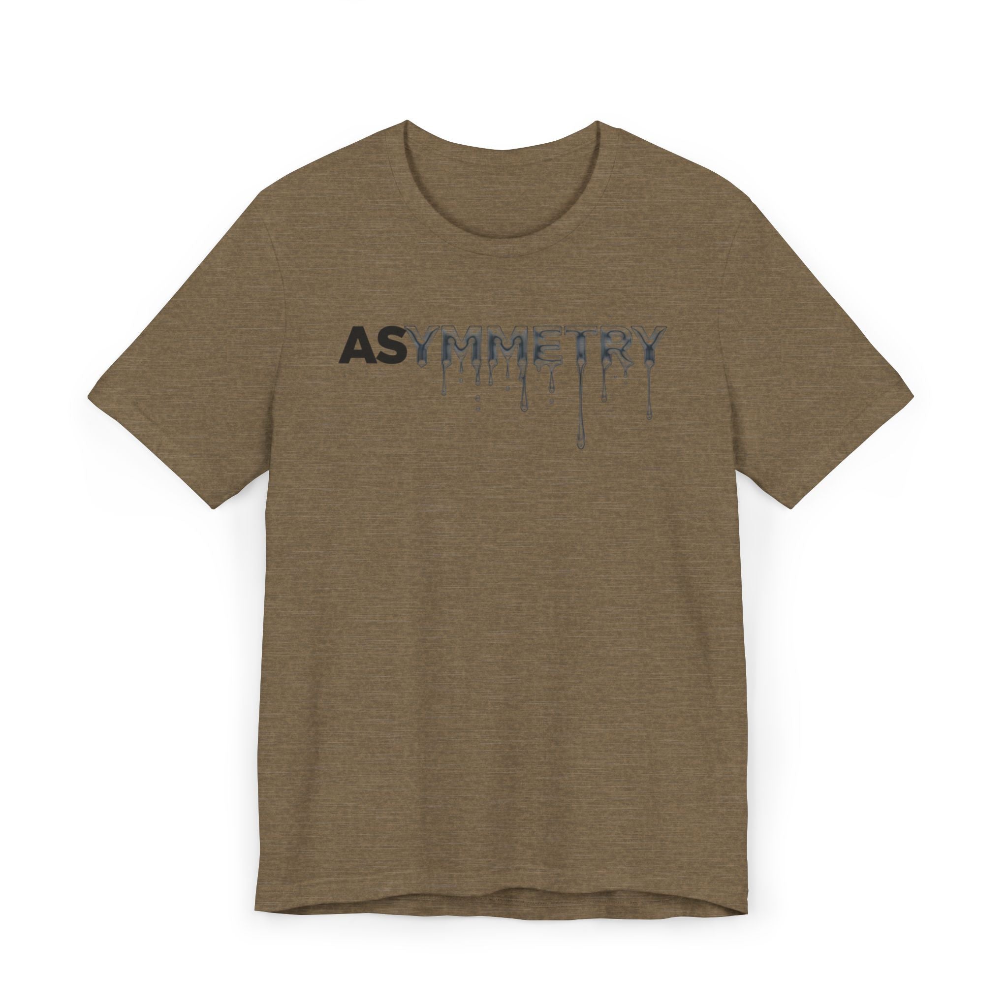 Asymmetry Drip Graphic T-Shirt