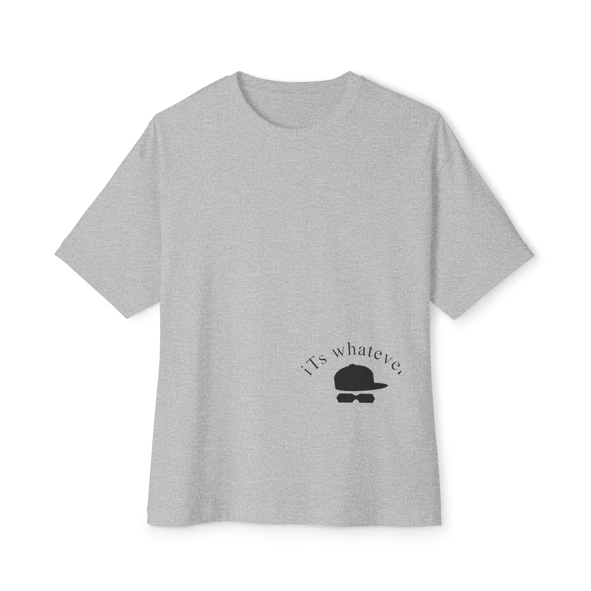 Boxy Tee — Minimal "No Path, Just Movement" Graphic
