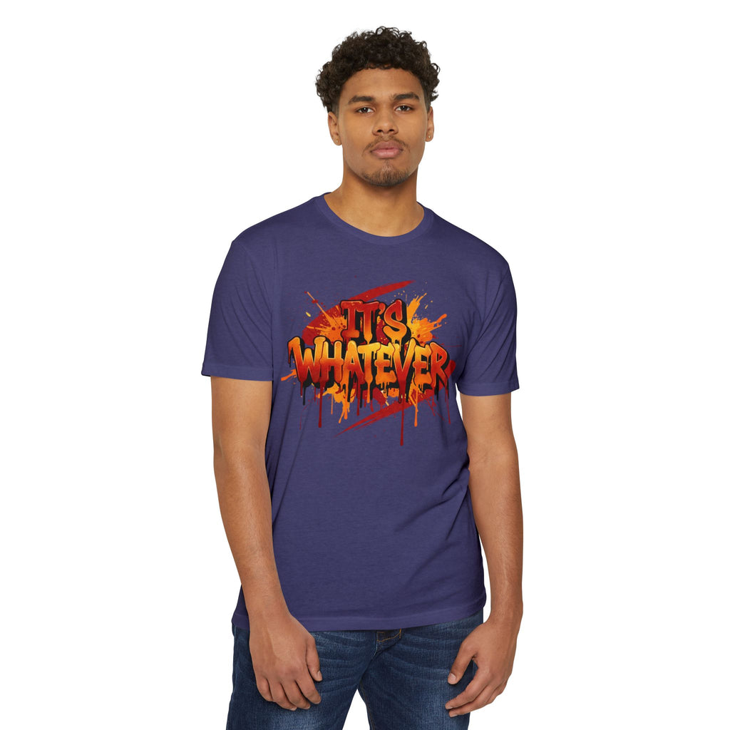 Neon Graffiti Paint Drip Tee — Streetwear Graphic T-Shirt