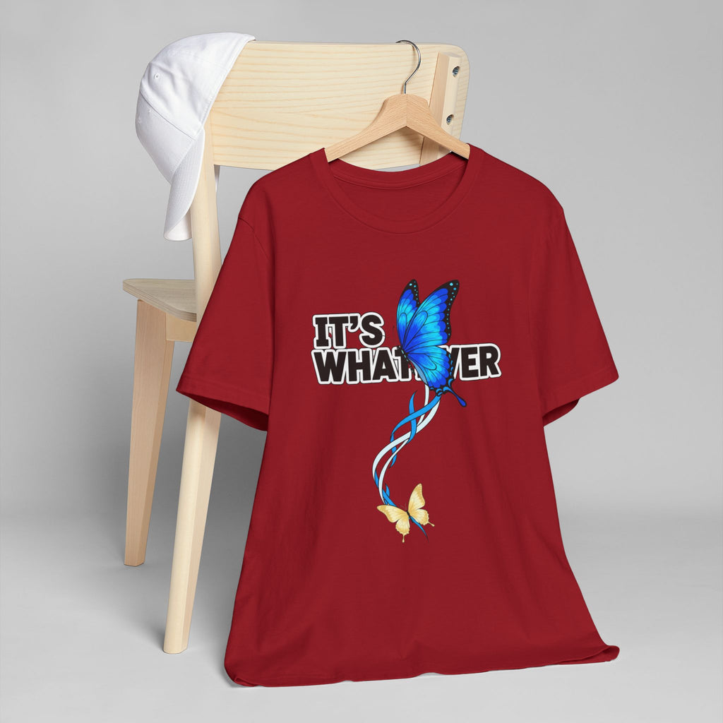 It's Whatever Blue Butterfly Tee