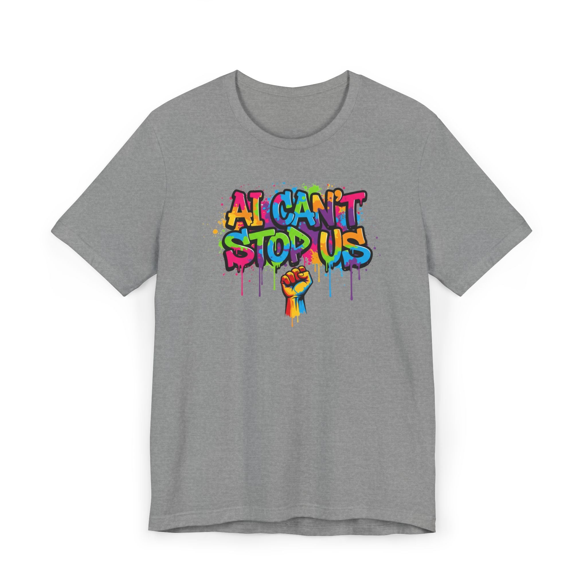 AI Can't Stop Us Graffiti Tee