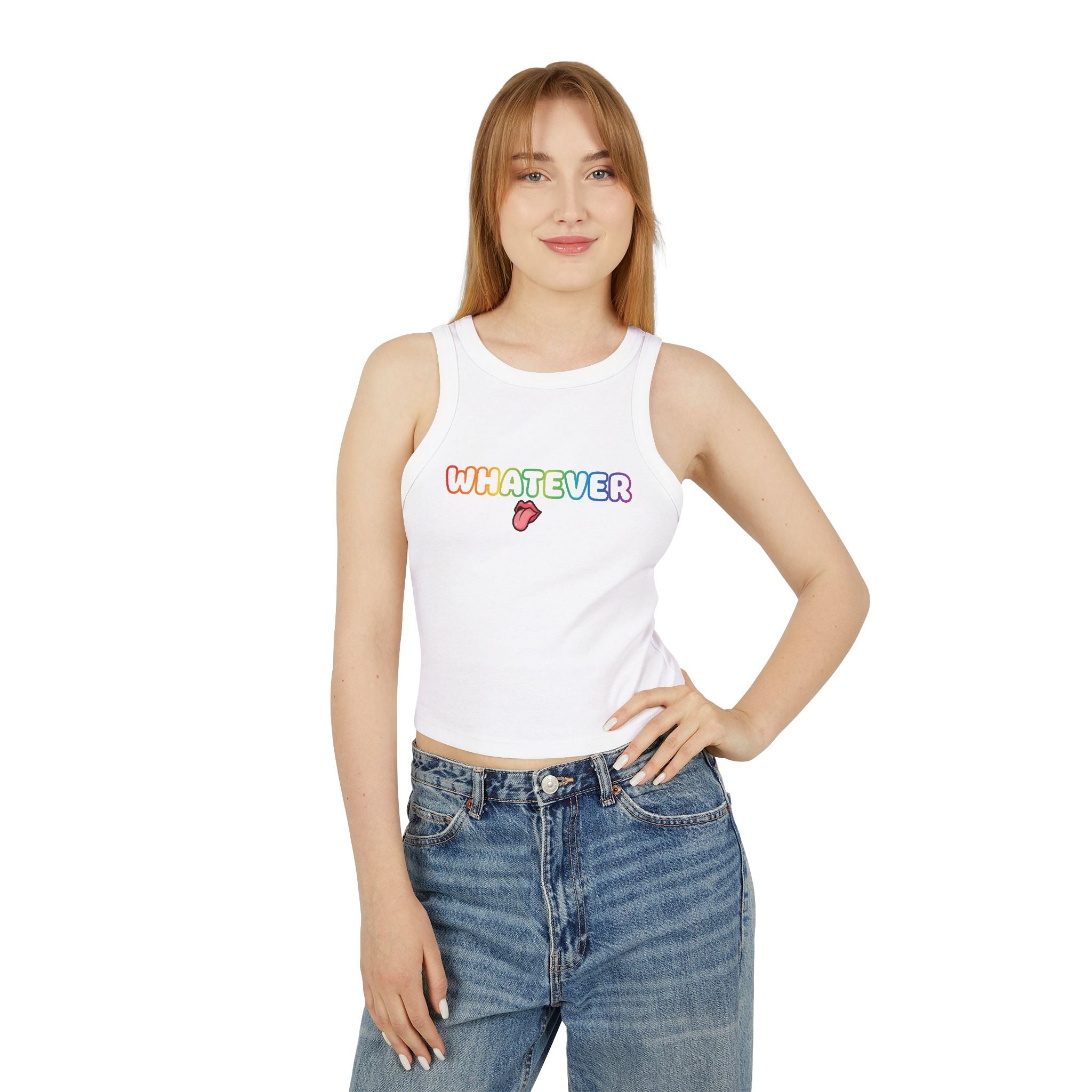 Women's Micro Rib Racer Tank