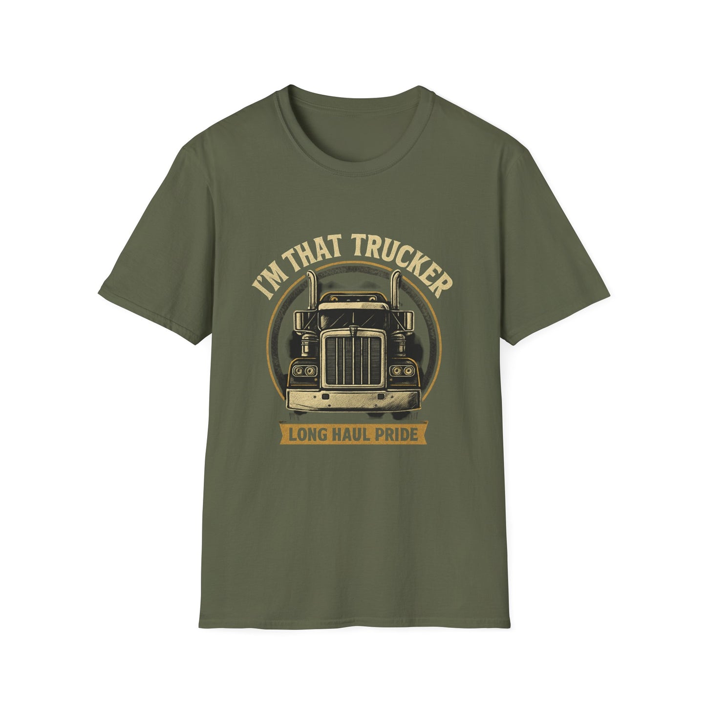 Long Haul Trucker Pride T-Shirt - Unisex Softstyle Tee