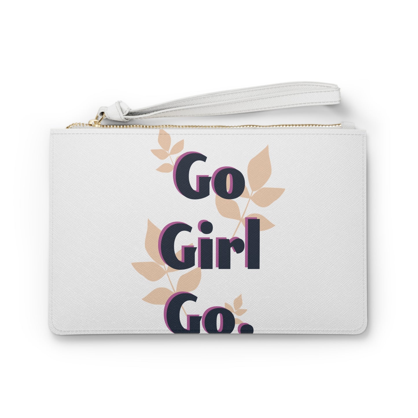 Empowering 'Go Girl Go' Clutch Bag for Fashion-Forward Women