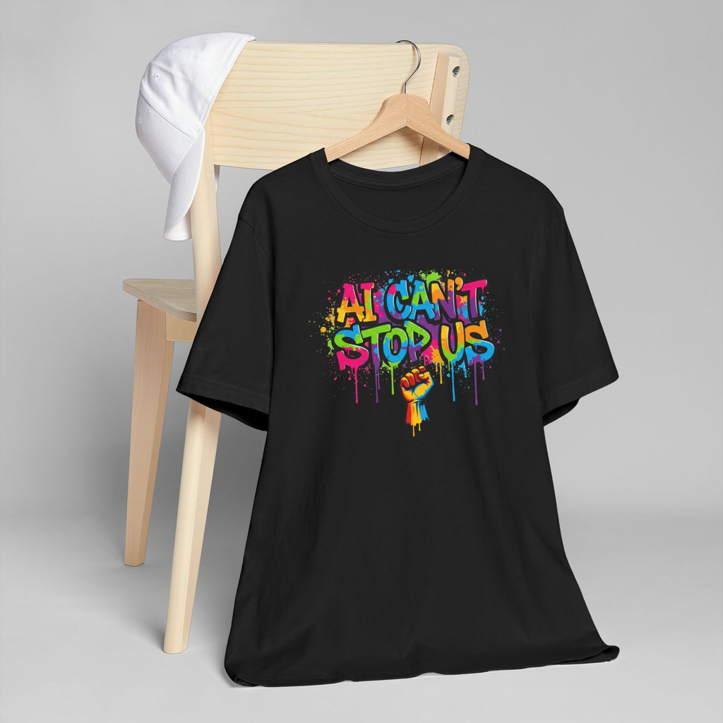 AI Can't Stop Us Graffiti Tee