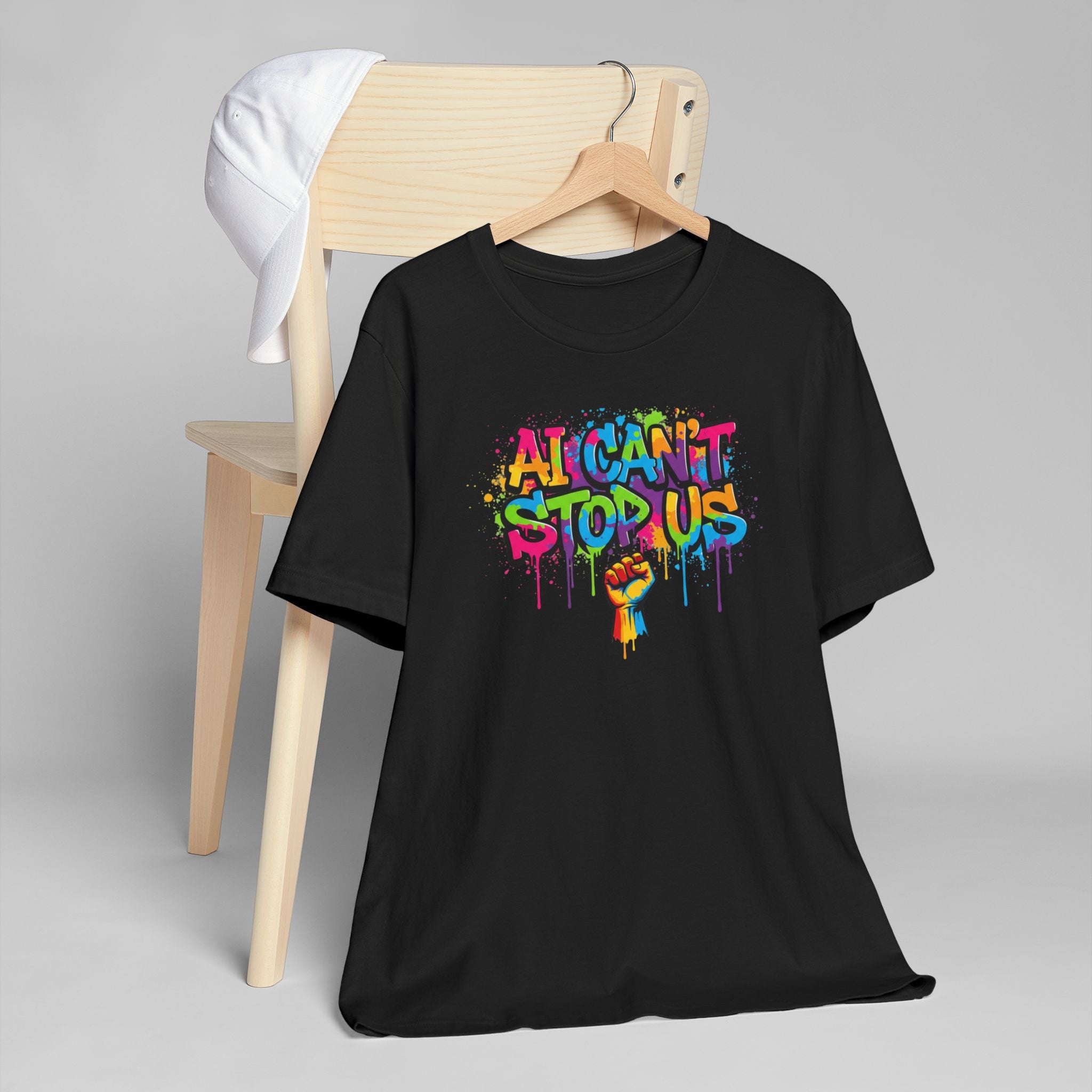 AI Can't Stop Us Graffiti Tee