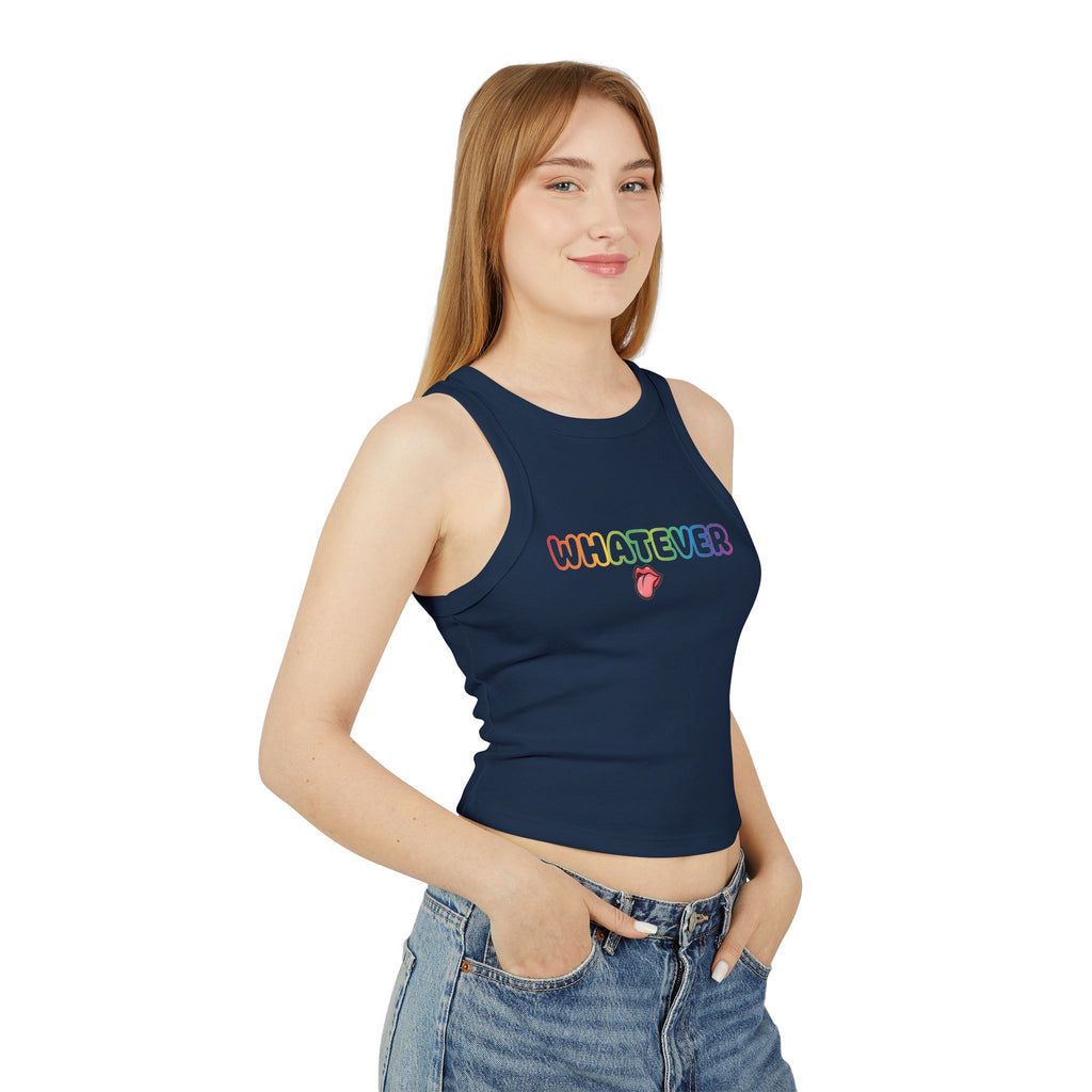 Women's Micro Rib Racer Tank