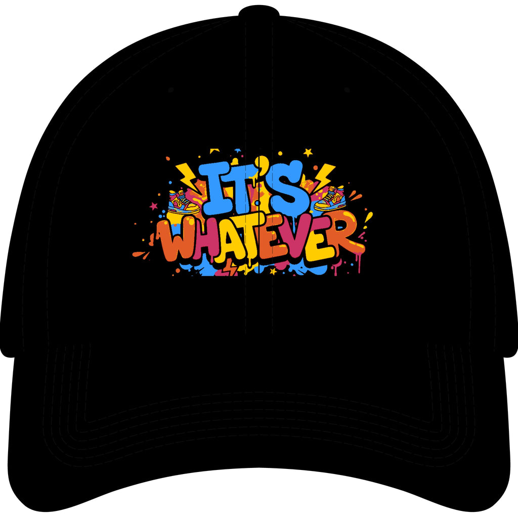 Graffiti Drip Youth Baseball Cap — Embroidered Kids Street Style Hat