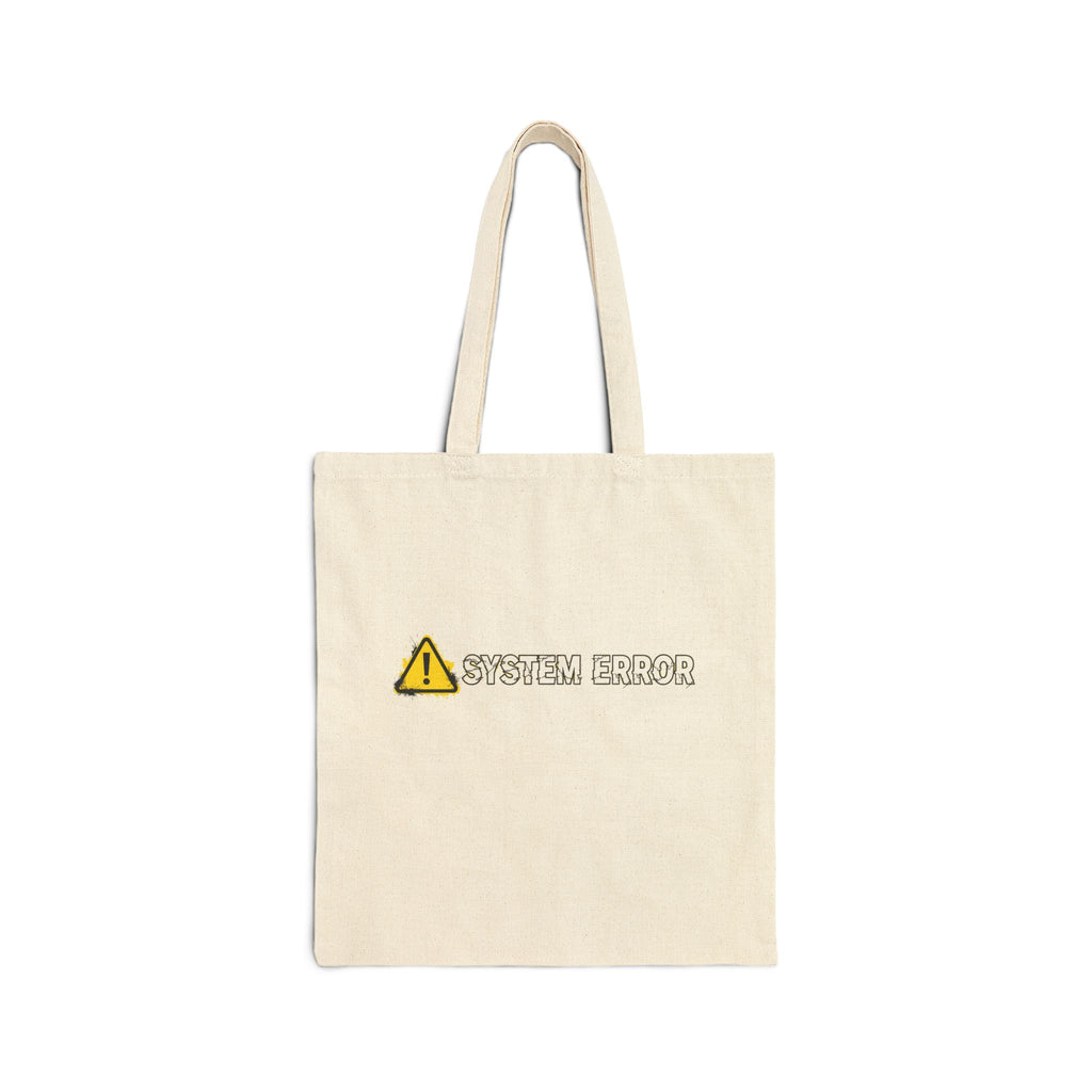 System Error Canvas Tote