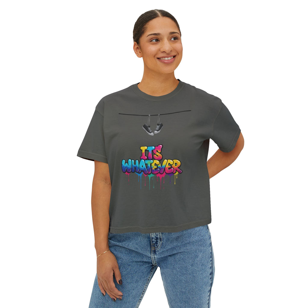Graffiti Drip Boxy Tee
