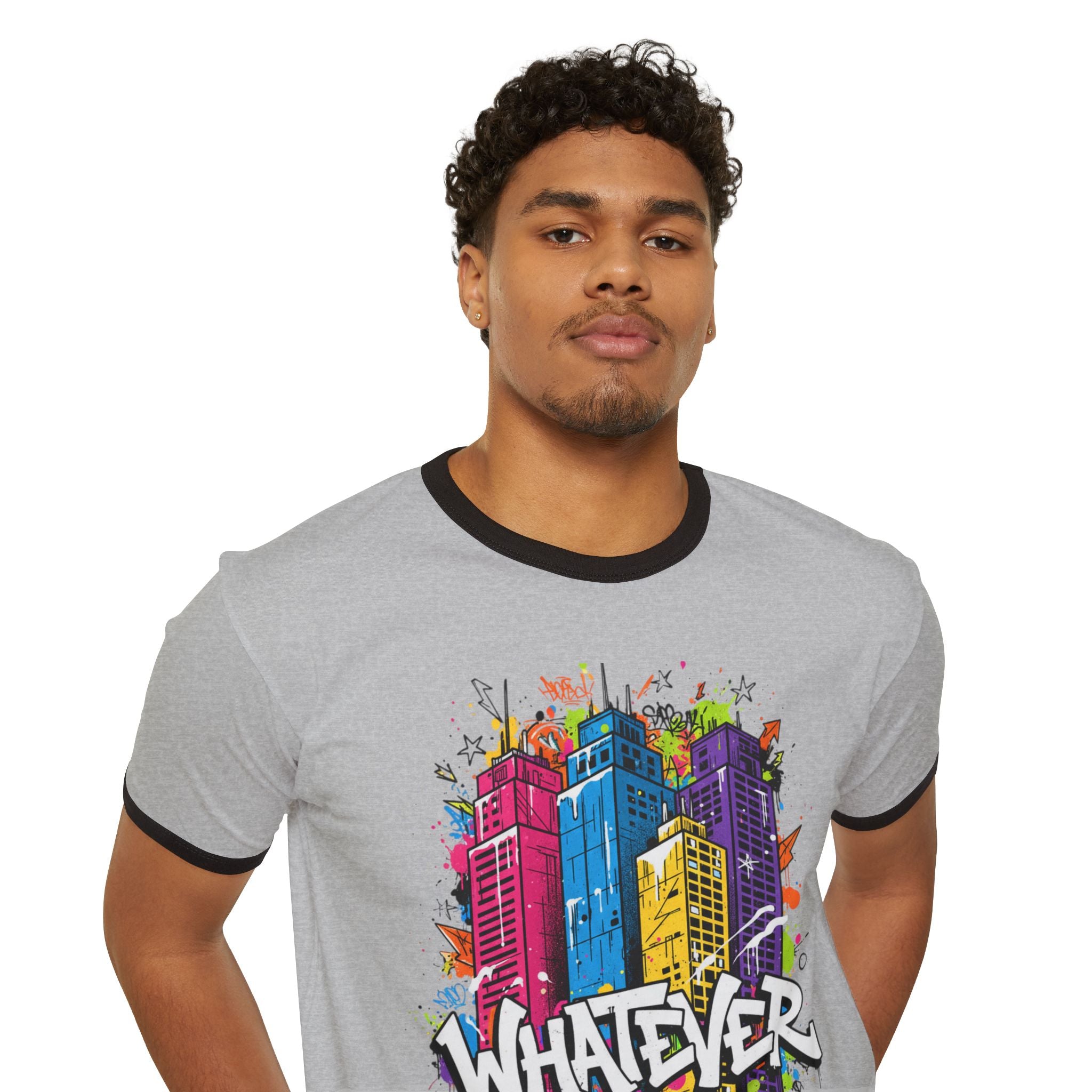 Cityscape Ringer Tee