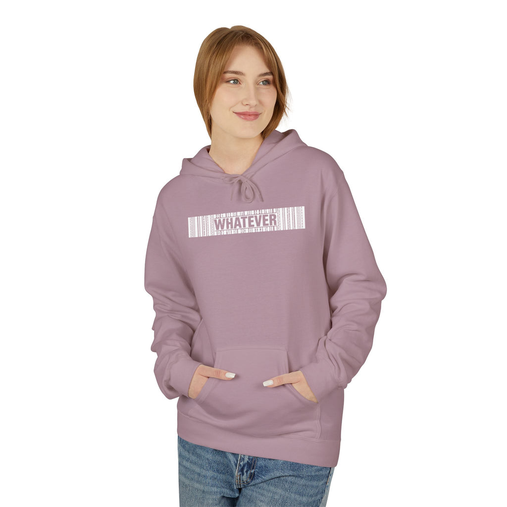 WHATEVER Barcode Hoodie