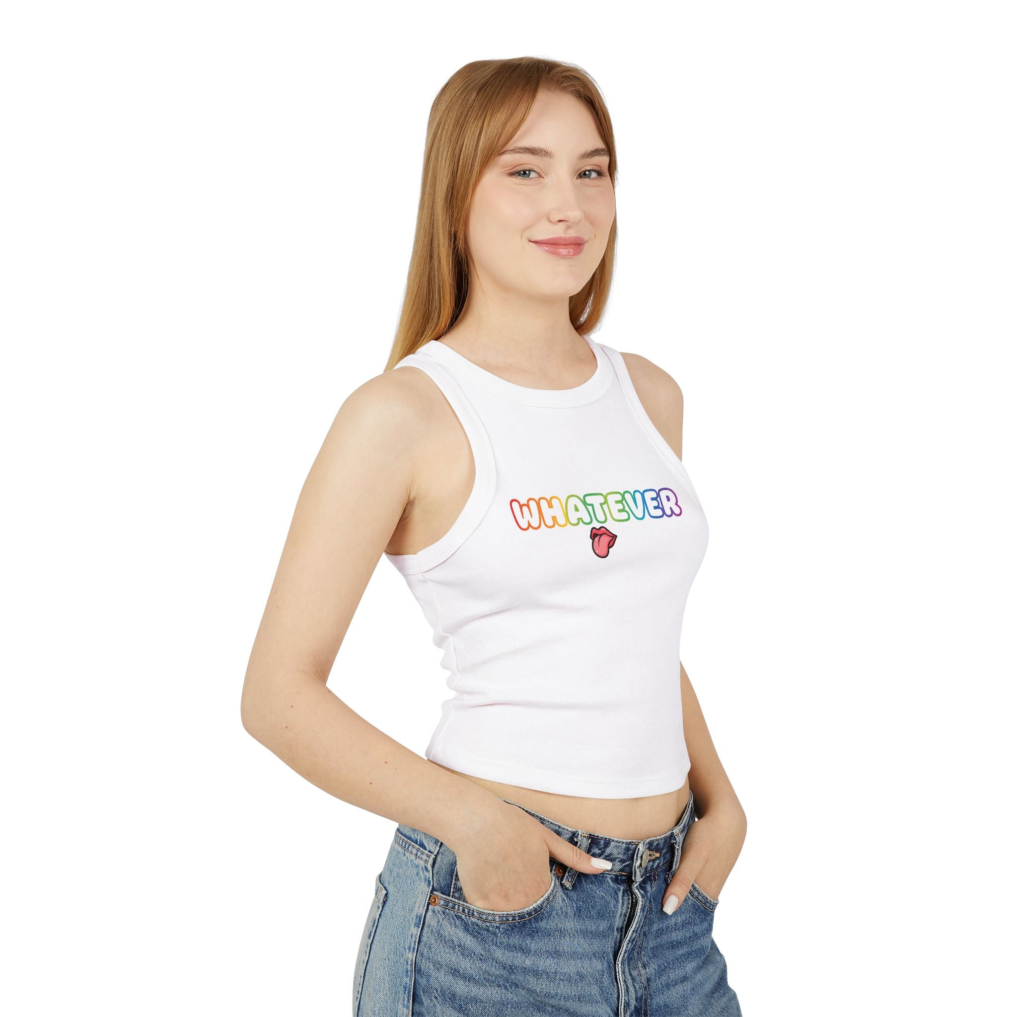 Women's Micro Rib Racer Tank