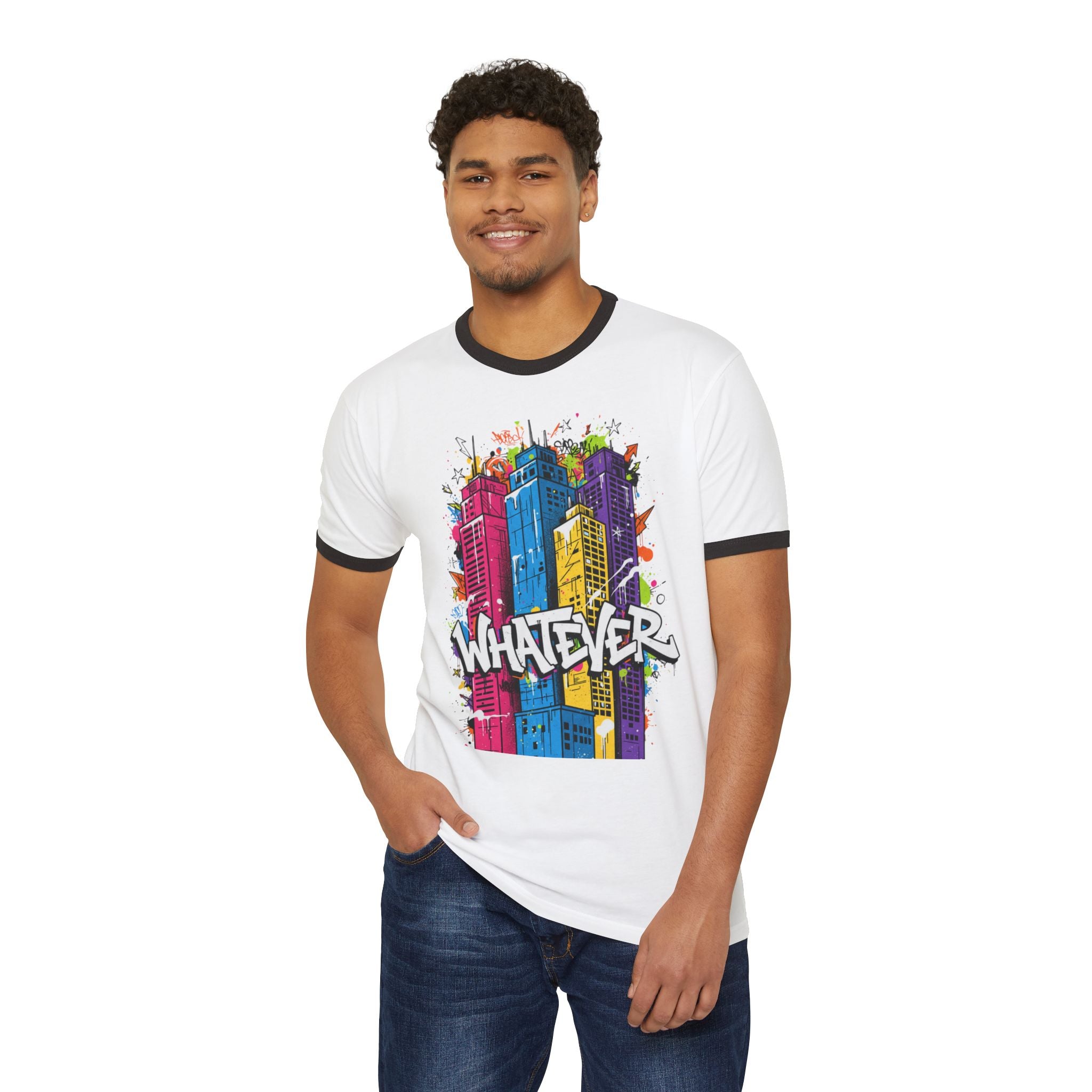 Cityscape Ringer Tee