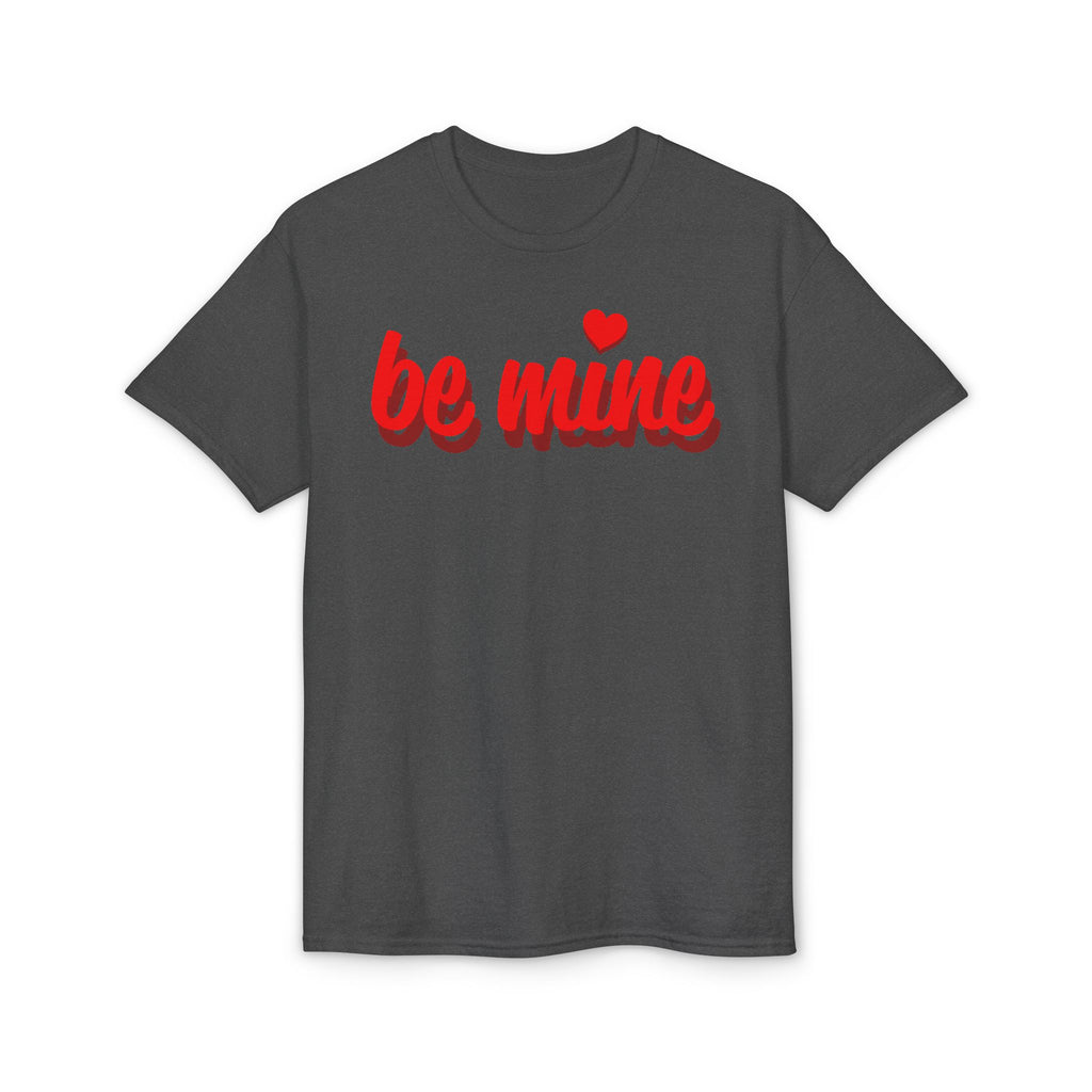 Be Mine Valentine T-Shirt — Red Script Heart Valentine's Day Tee
