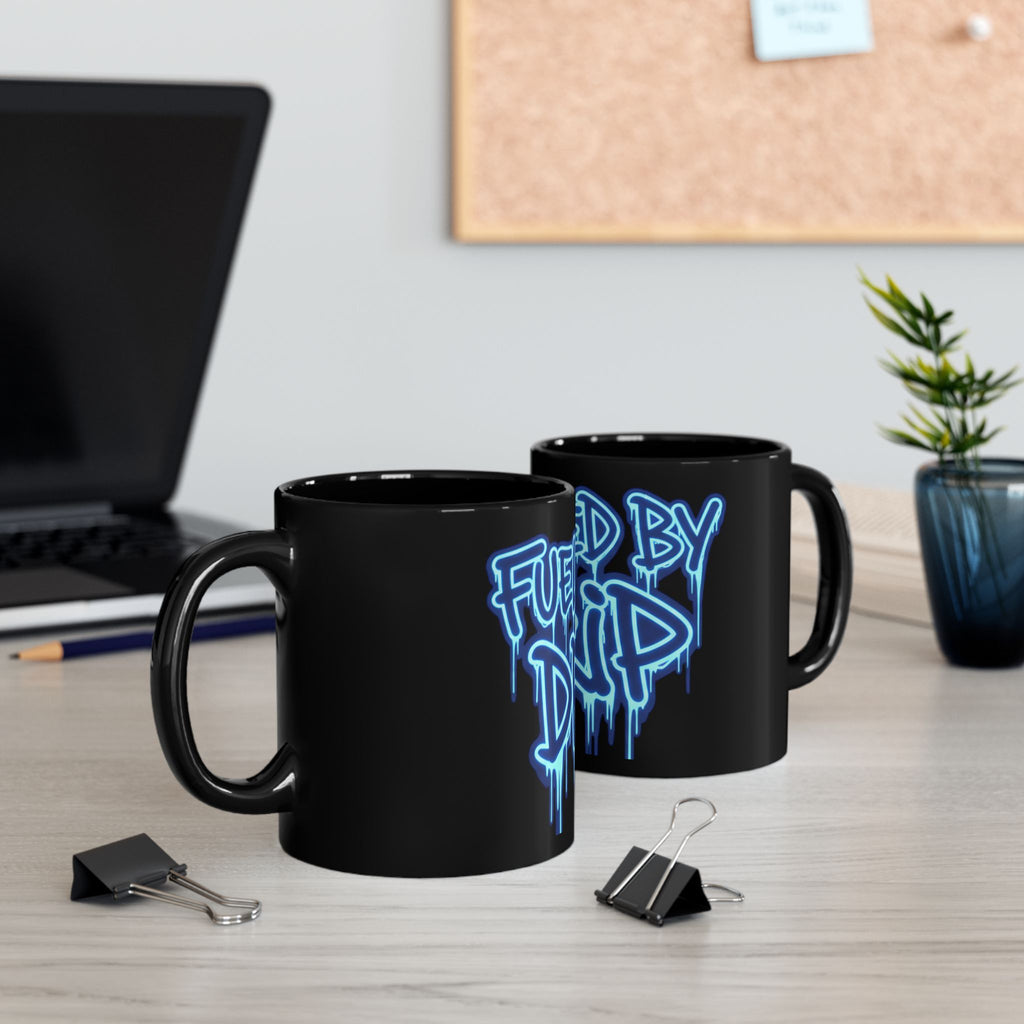 Fueled By Drip Black Mug (11oz/15oz)