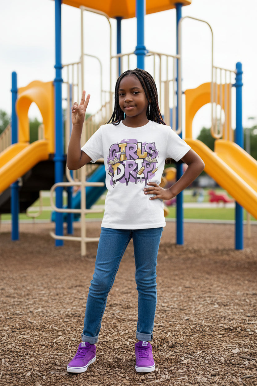 Girls Drip Youth T-Shirt
