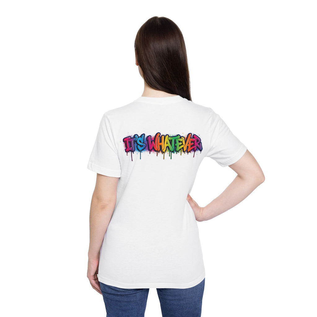 IT'S WHATEVER Graffiti Tee — Colorful Streetwear